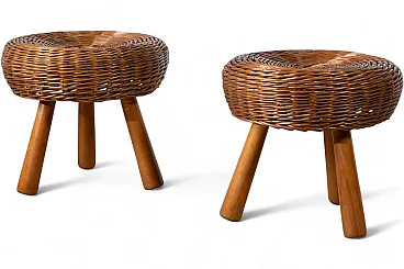 Pair of Mid-Century stools attributed to Tony Paul, 1950s