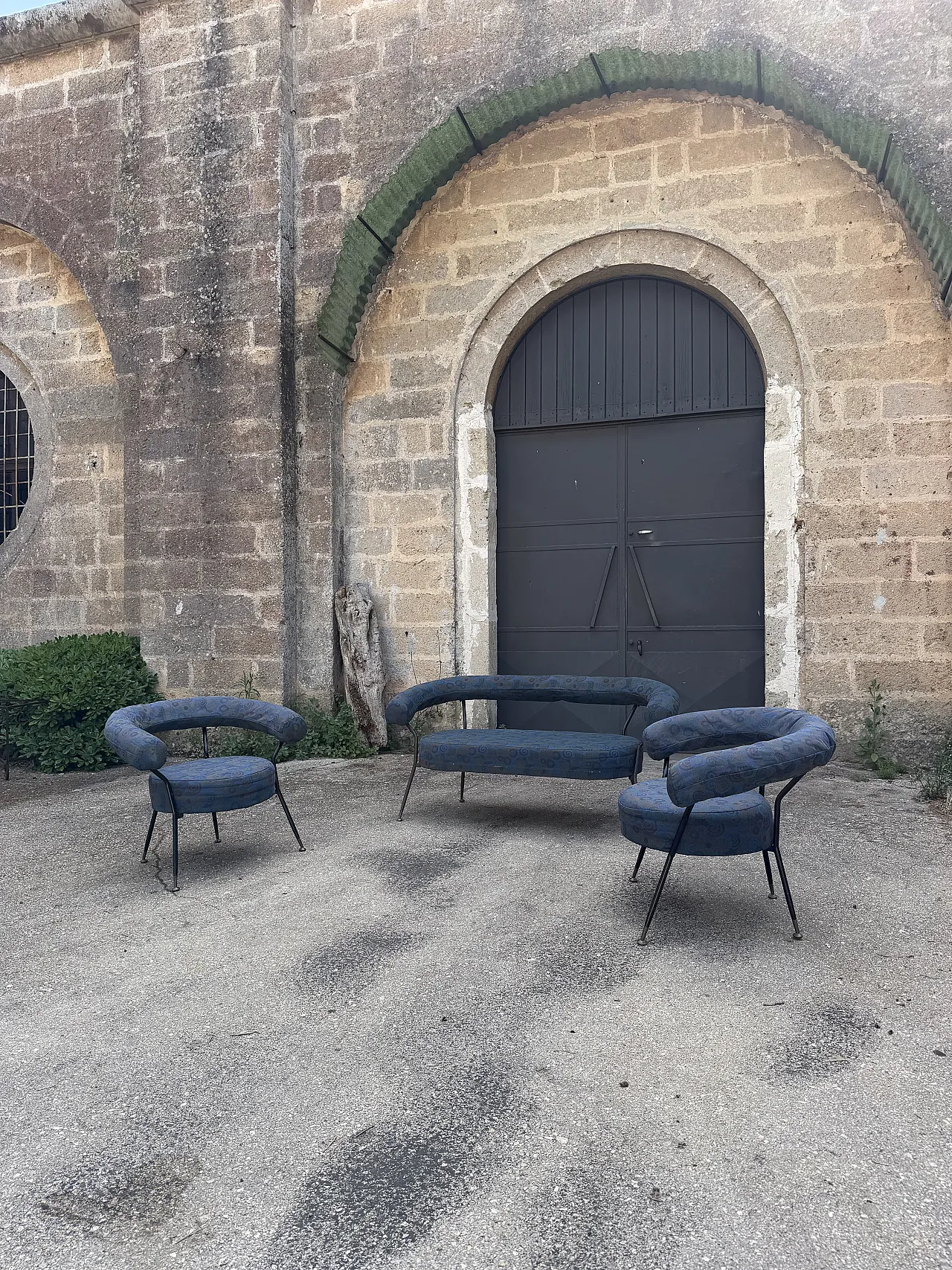 Divano con due poltrone di Ipe Brevetti, anni '70 4