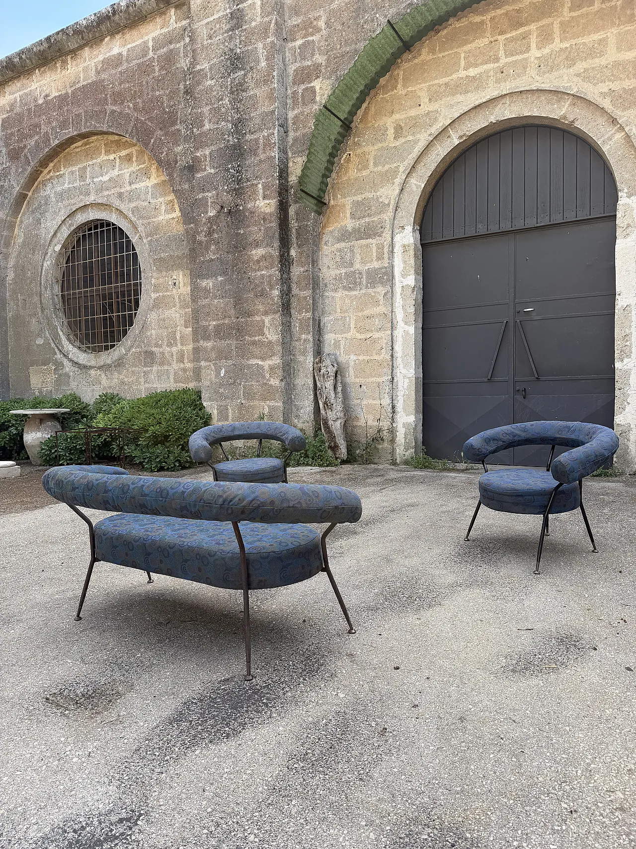 Divano con due poltrone di Ipe Brevetti, anni '70 7