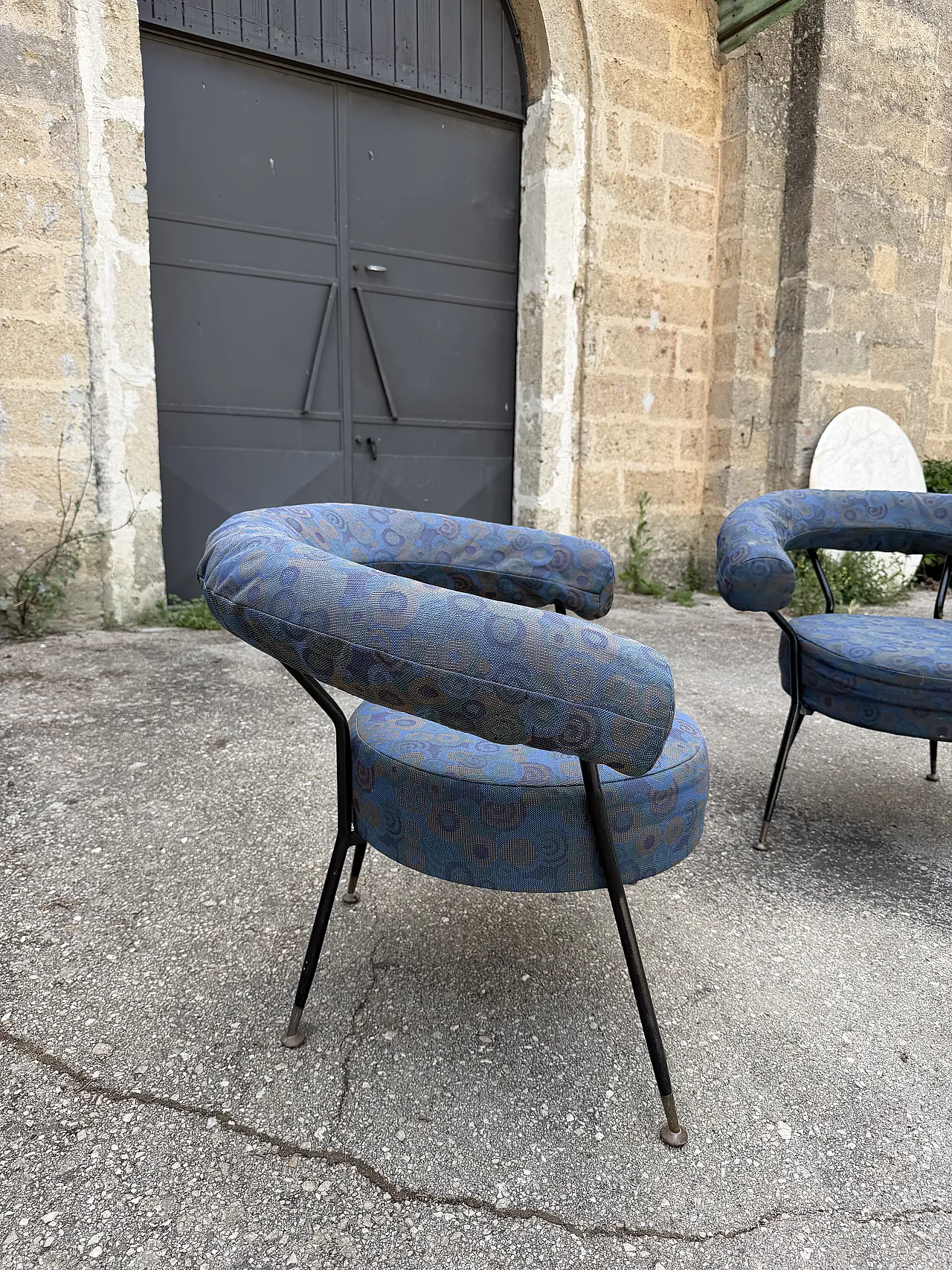 Divano con due poltrone di Ipe Brevetti, anni '70 9