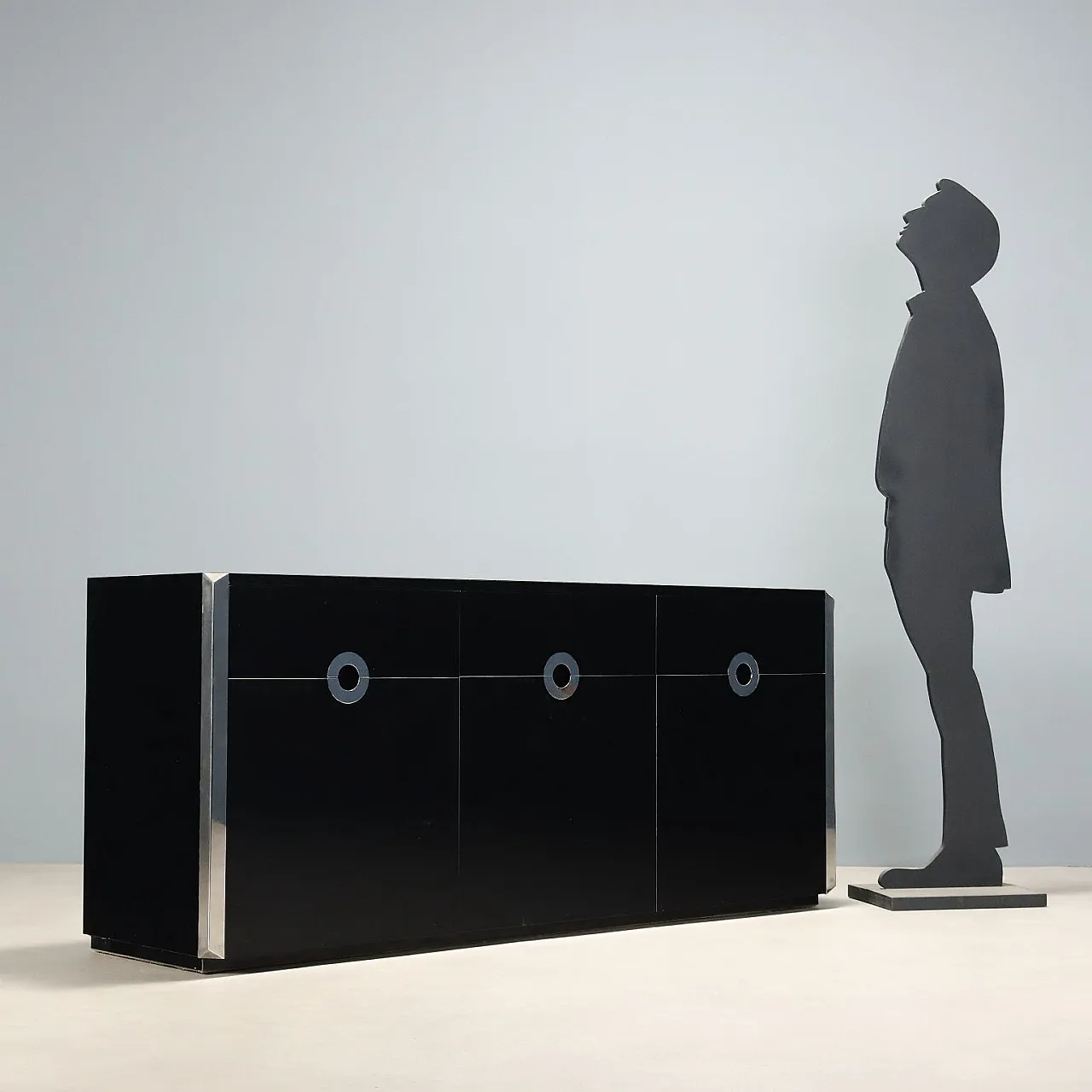 Storage unit designed by Willy Rizzo, 1970s 3