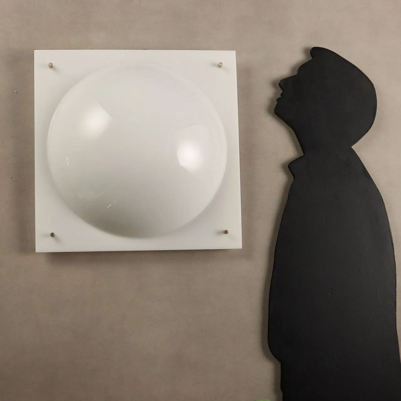 199-b O-Luce ceiling light, 1960s 2