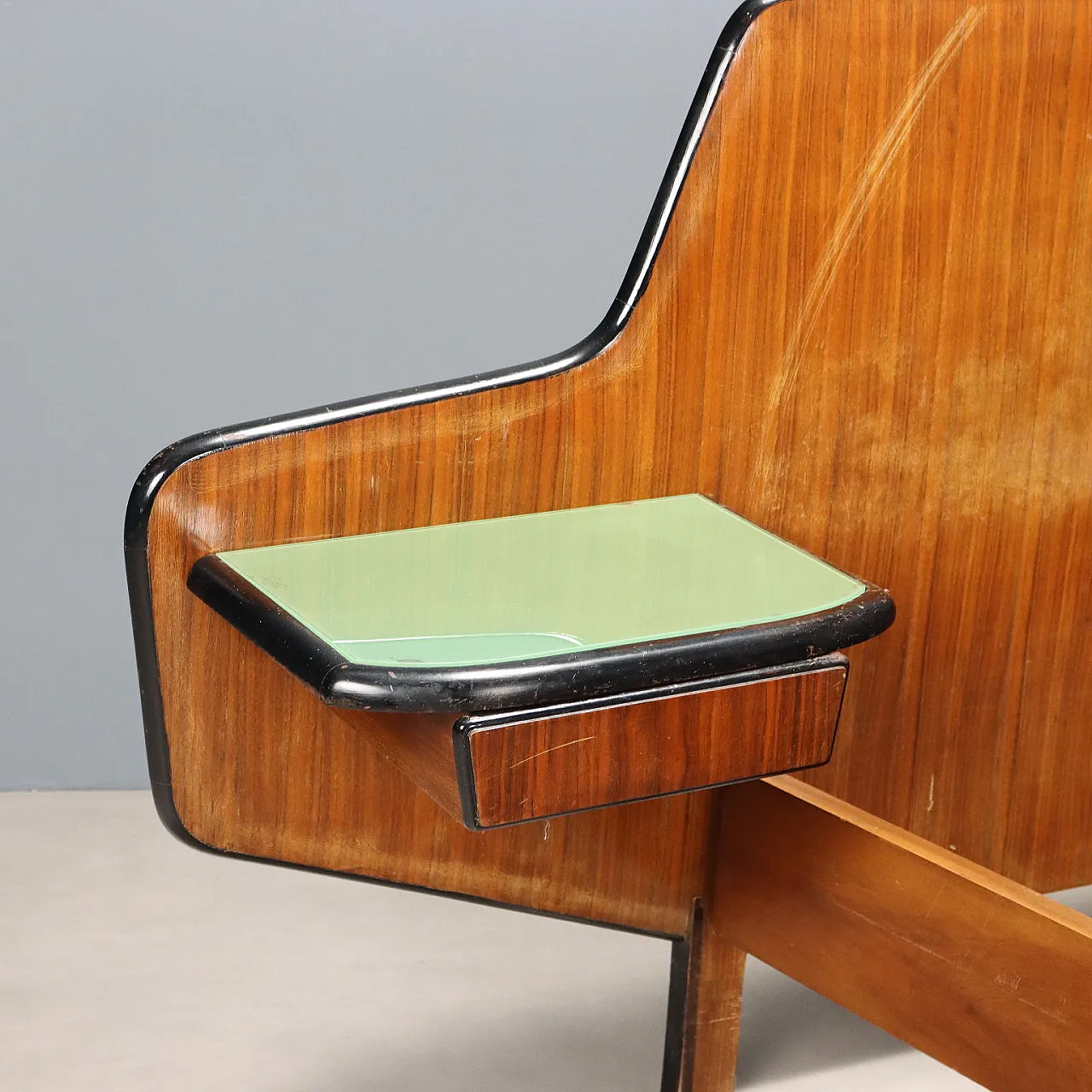 Bed with bedside tables, mid-20th century 5