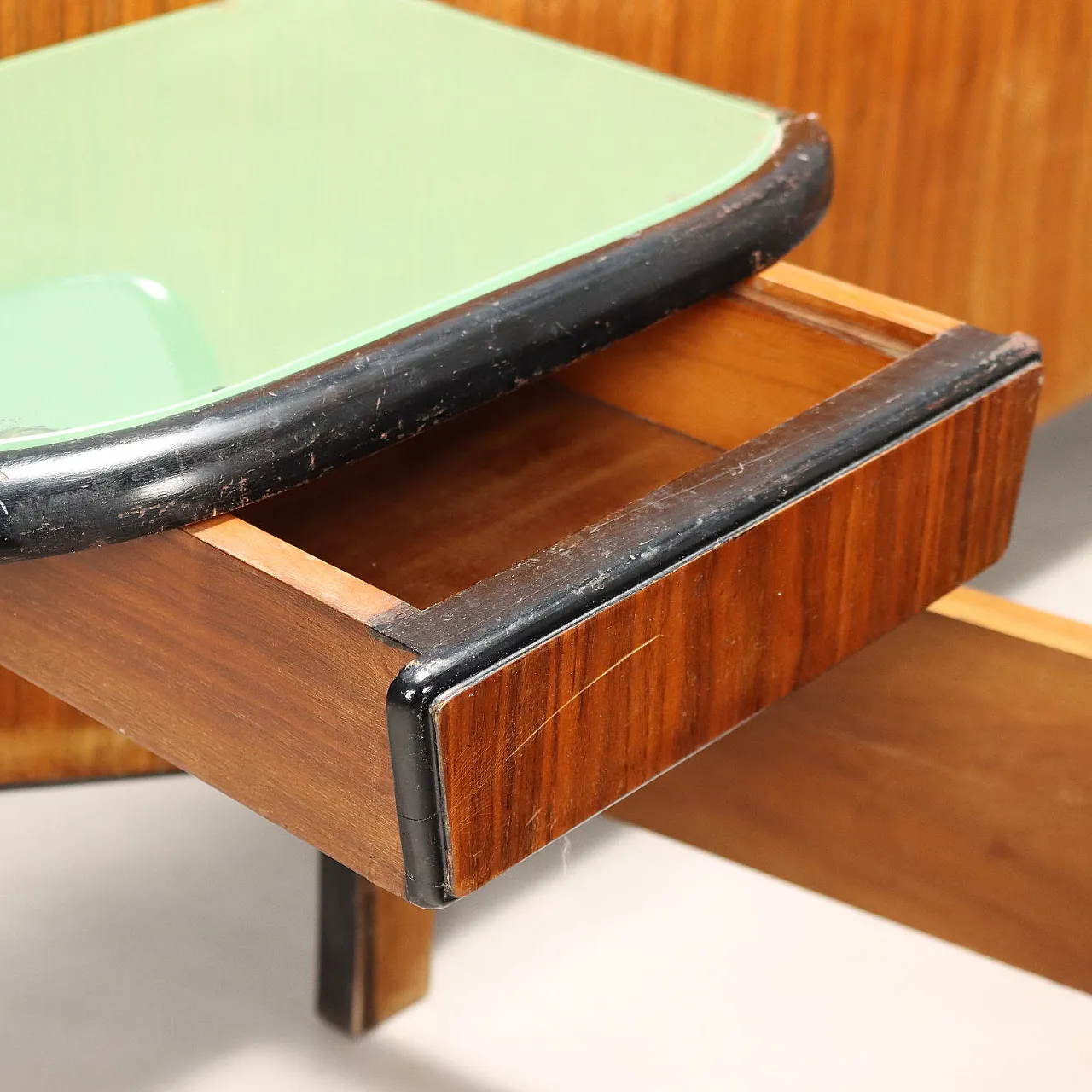 Bed with bedside tables, mid-20th century 6