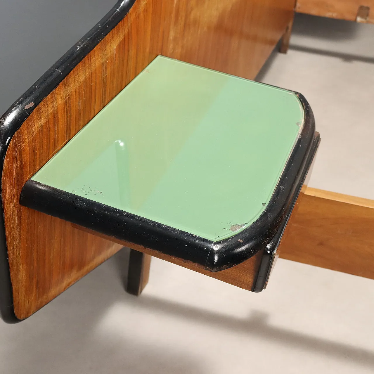 Bed with bedside tables, mid-20th century 8