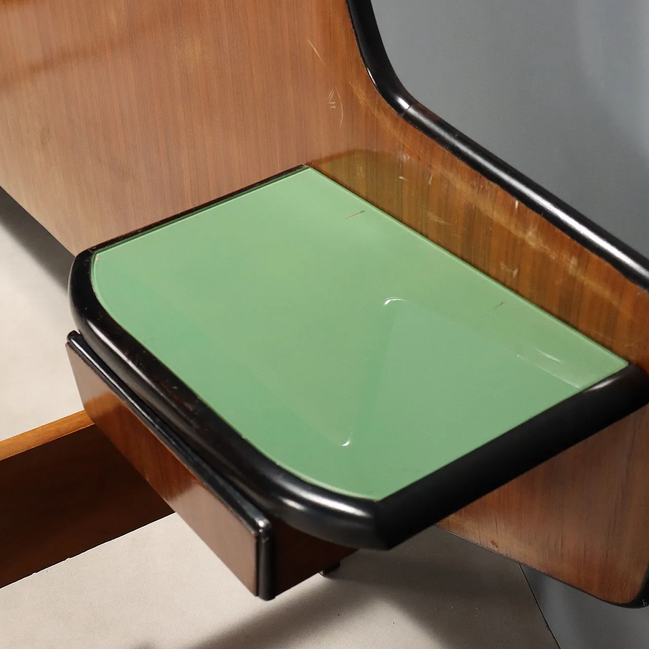 Bed with bedside tables, mid-20th century 9