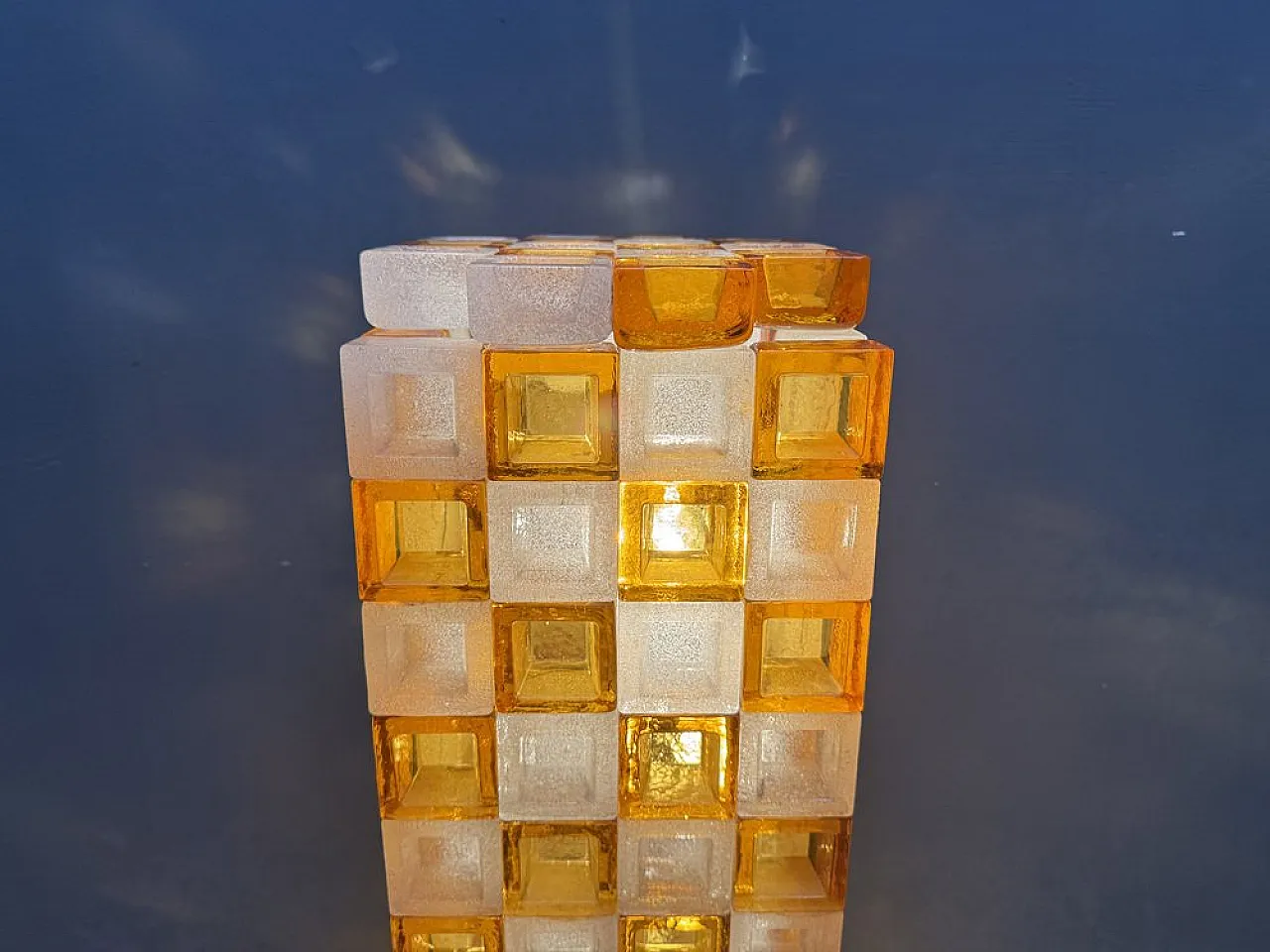 Lampada da terra in vetro di Murano di Poliarte, Italia, anni '70 18