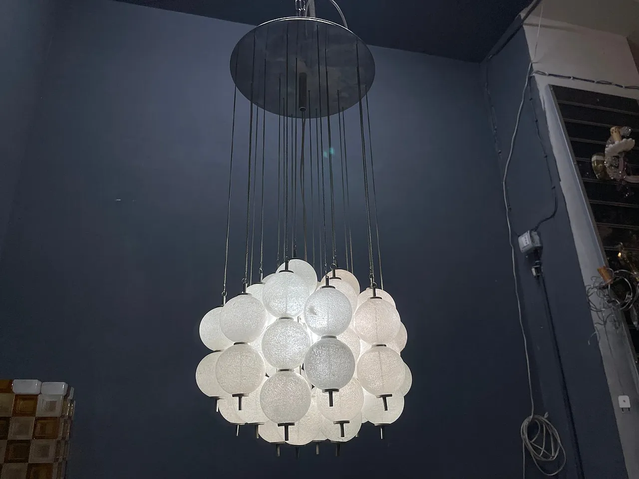 Lampadario Sterrenbeeld in vetro di Murano di RAAK, anni '70 7