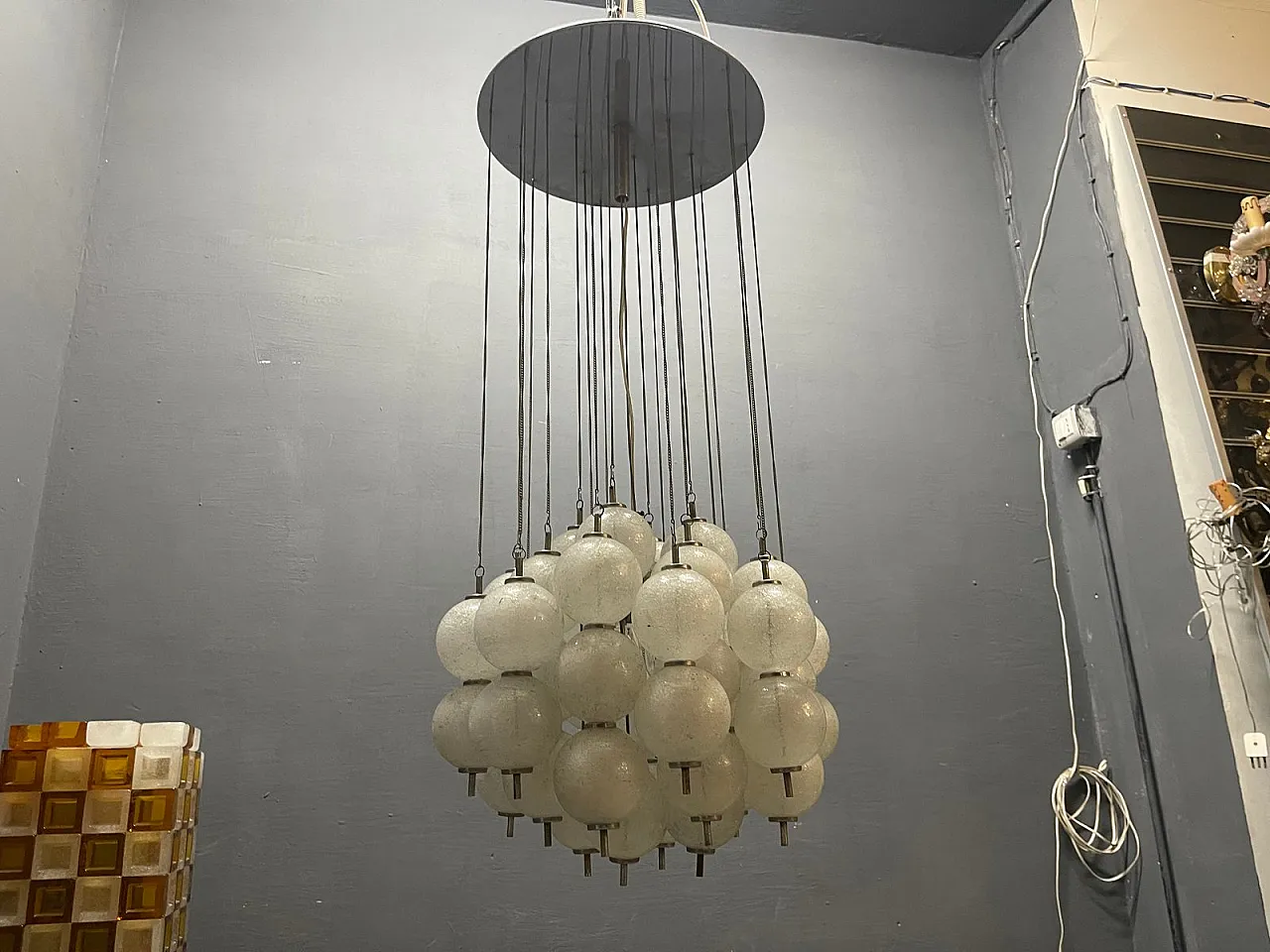 Lampadario Sterrenbeeld in vetro di Murano di RAAK, anni '70 13