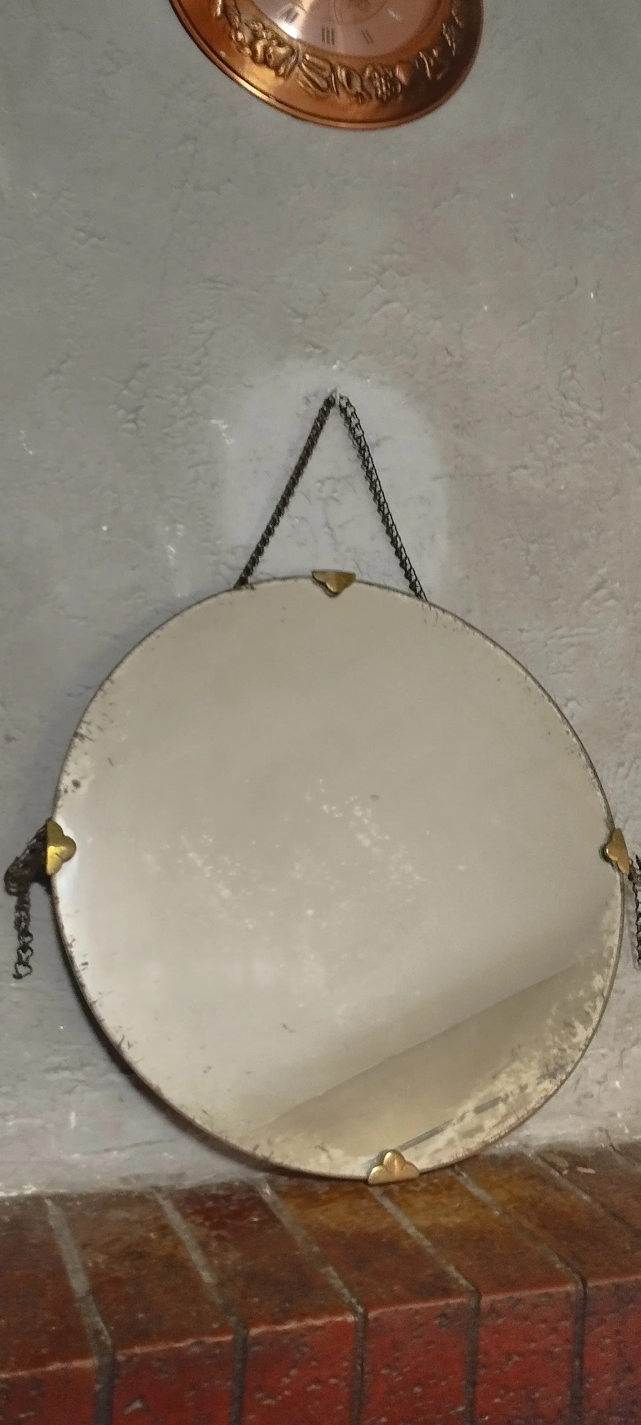 Specchio mirror anni 50 con catena 1