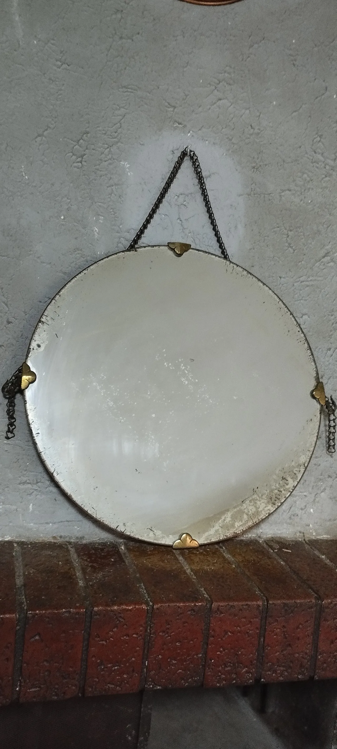 Specchio mirror anni 50 con catena 3