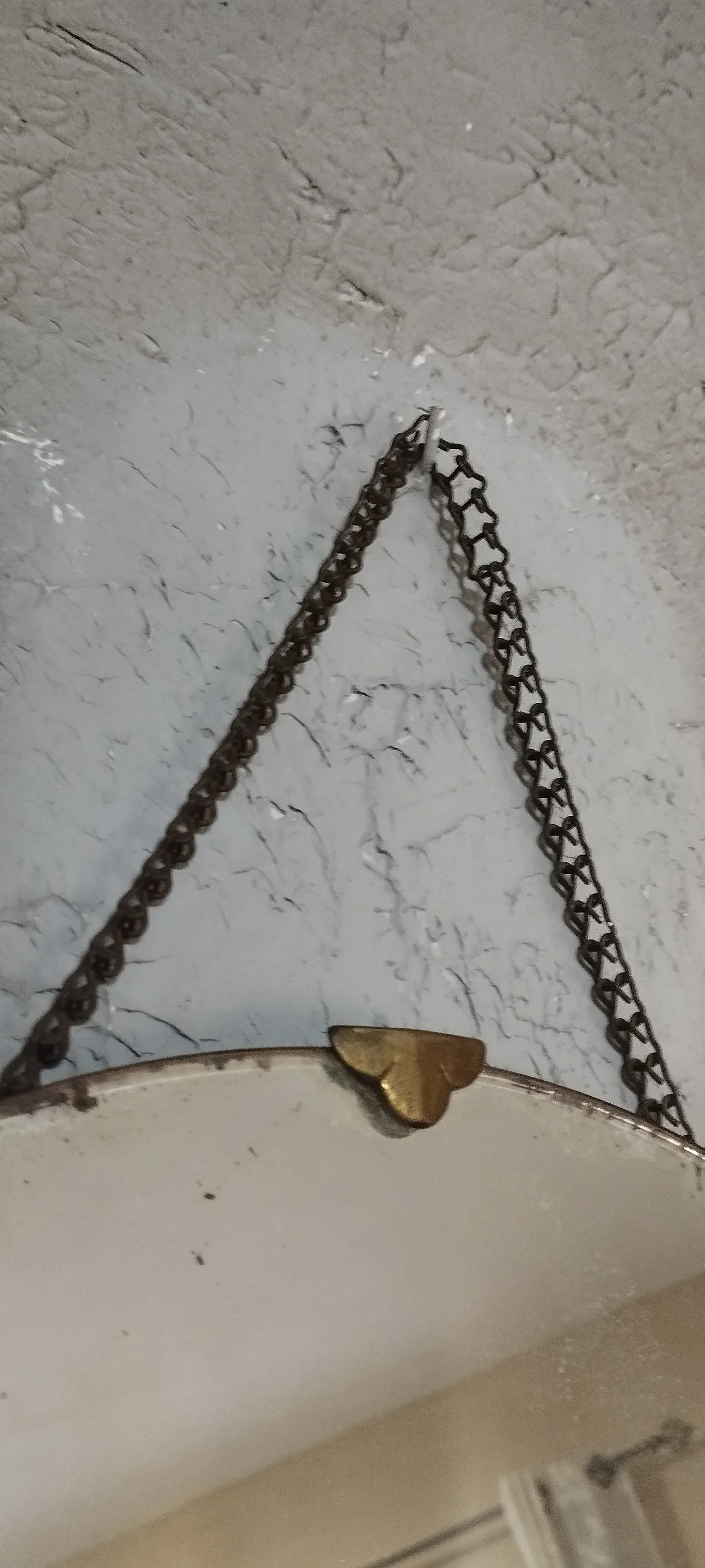 Specchio mirror anni 50 con catena 8