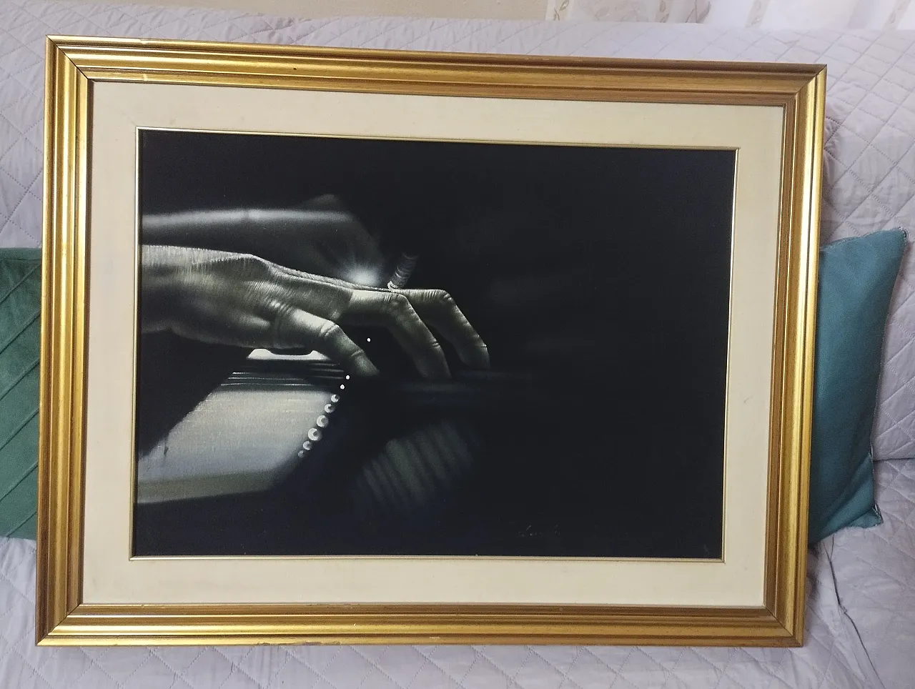 Painted on black velvet canvas 1