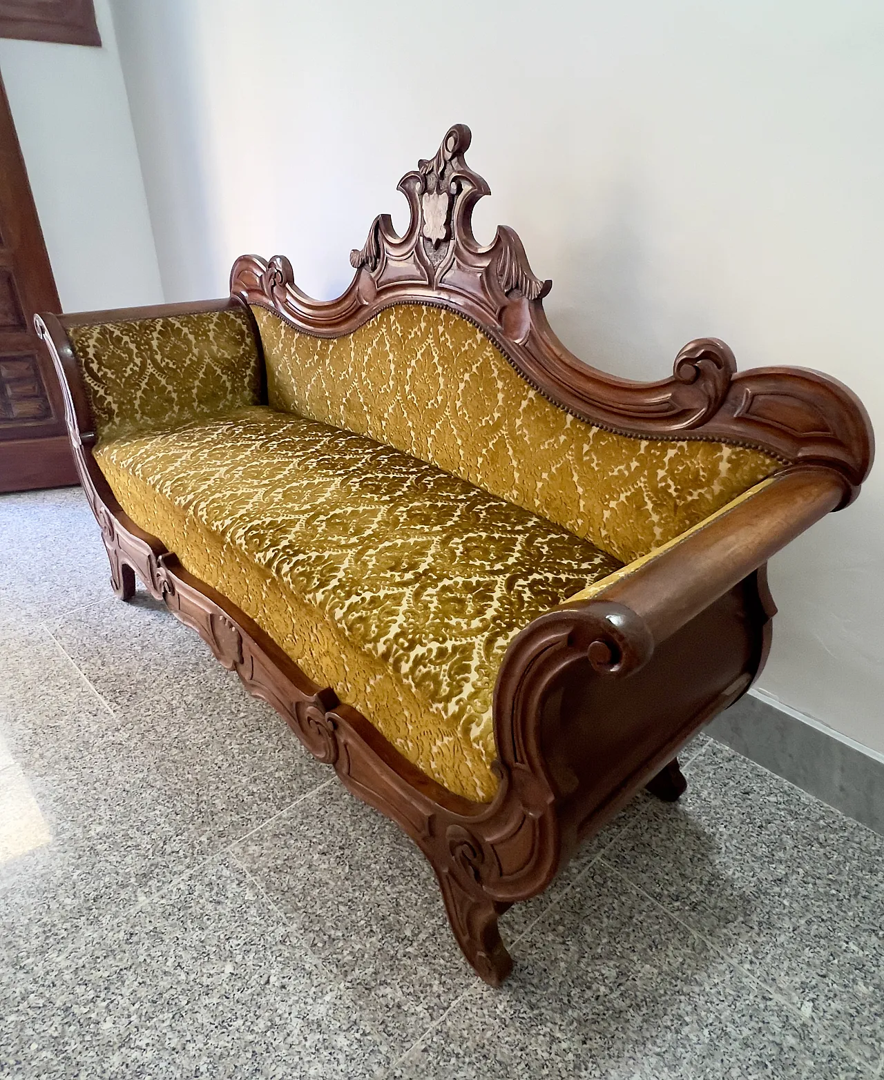 Divano stile Luigi Filippo, fine '800 2