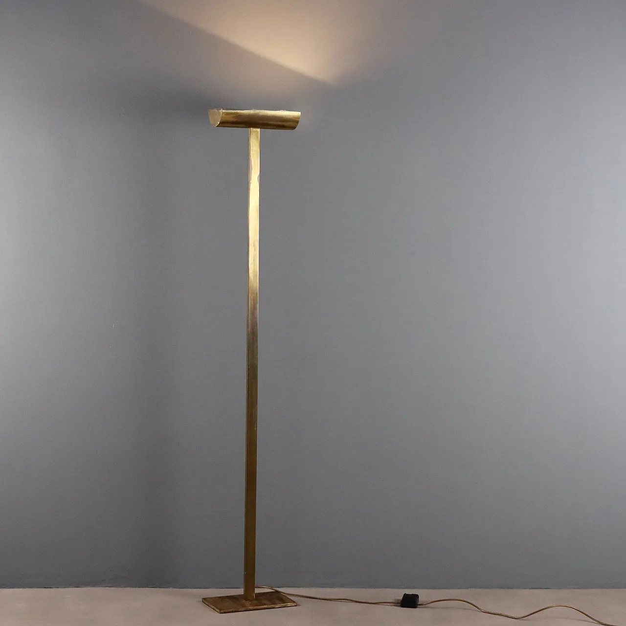 Lampada in ottone, anni '80 1