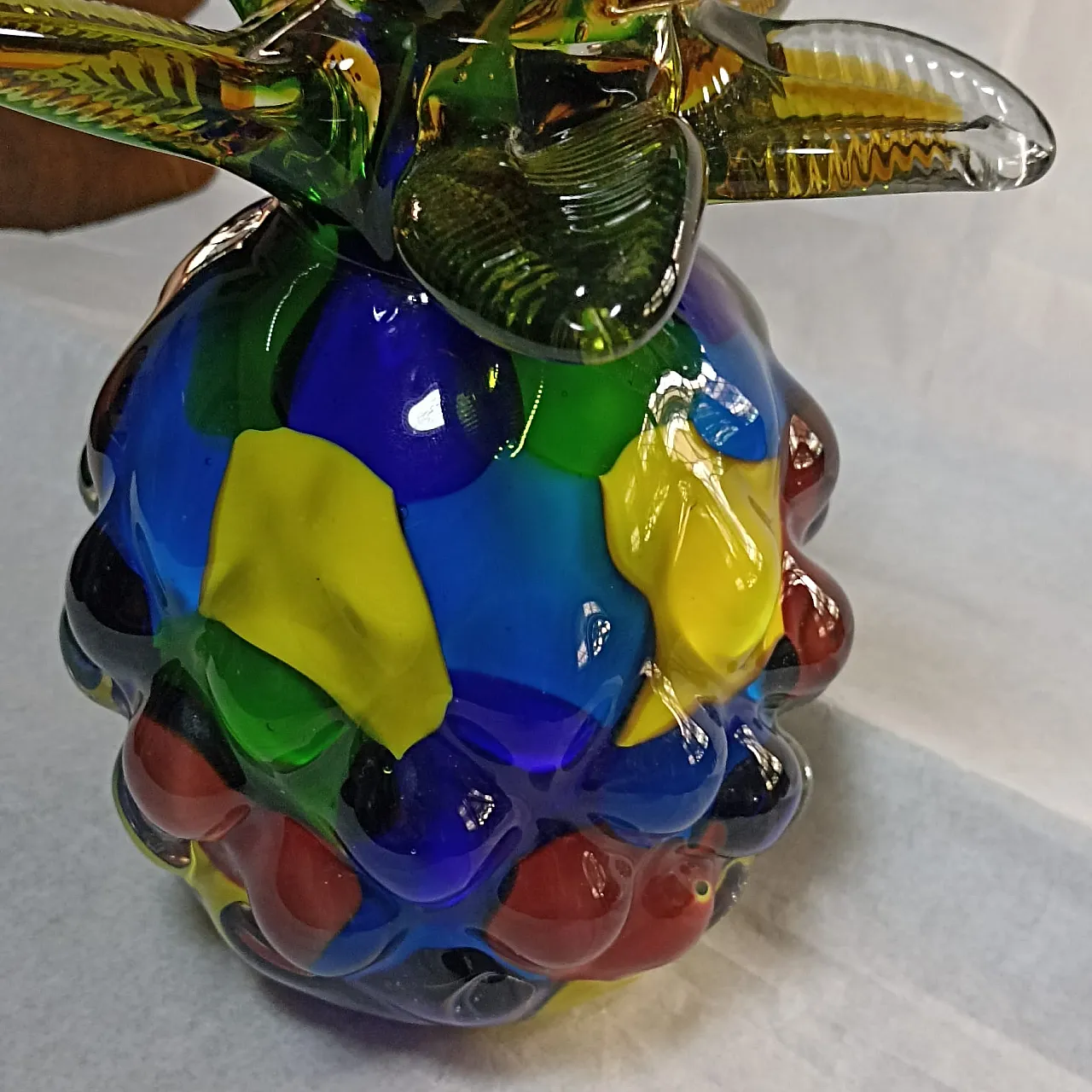 Ananas in cristallo di Murano firmato Maestri vetrai Veneti 1
