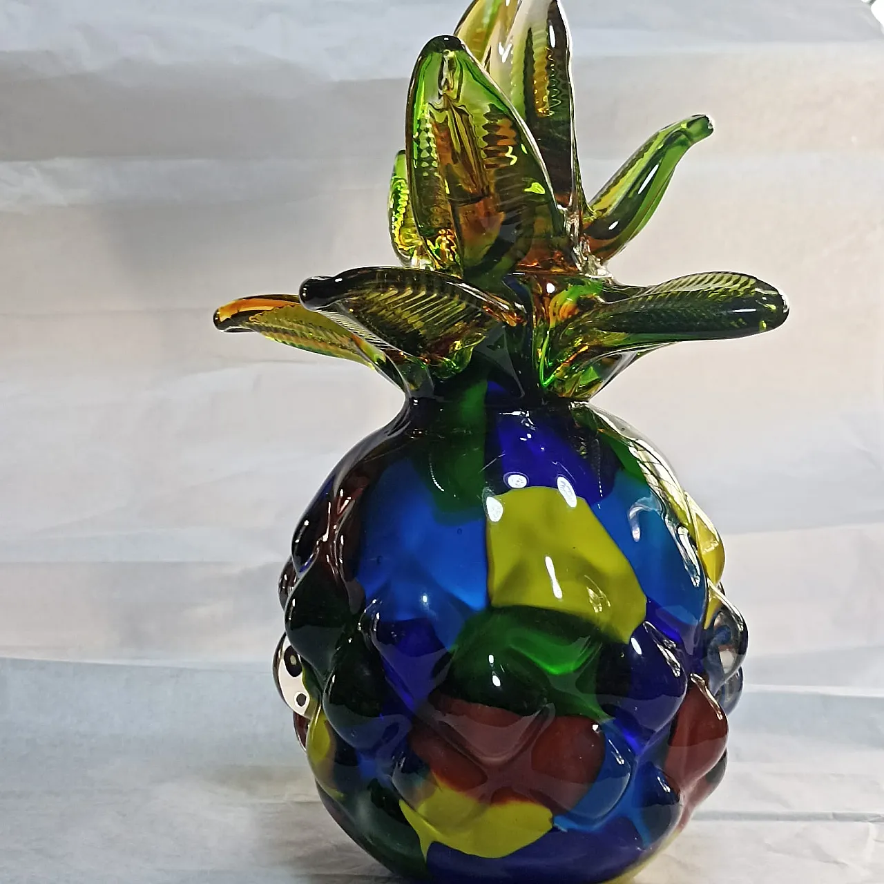 Ananas in cristallo di Murano firmato Maestri vetrai Veneti 2