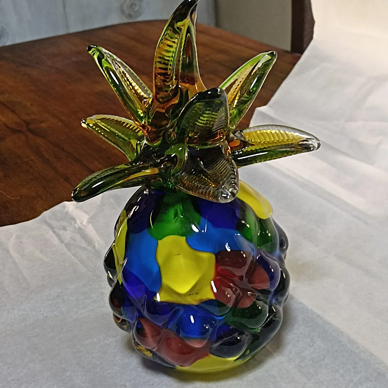 Ananas in cristallo di Murano firmato Maestri vetrai Veneti 9