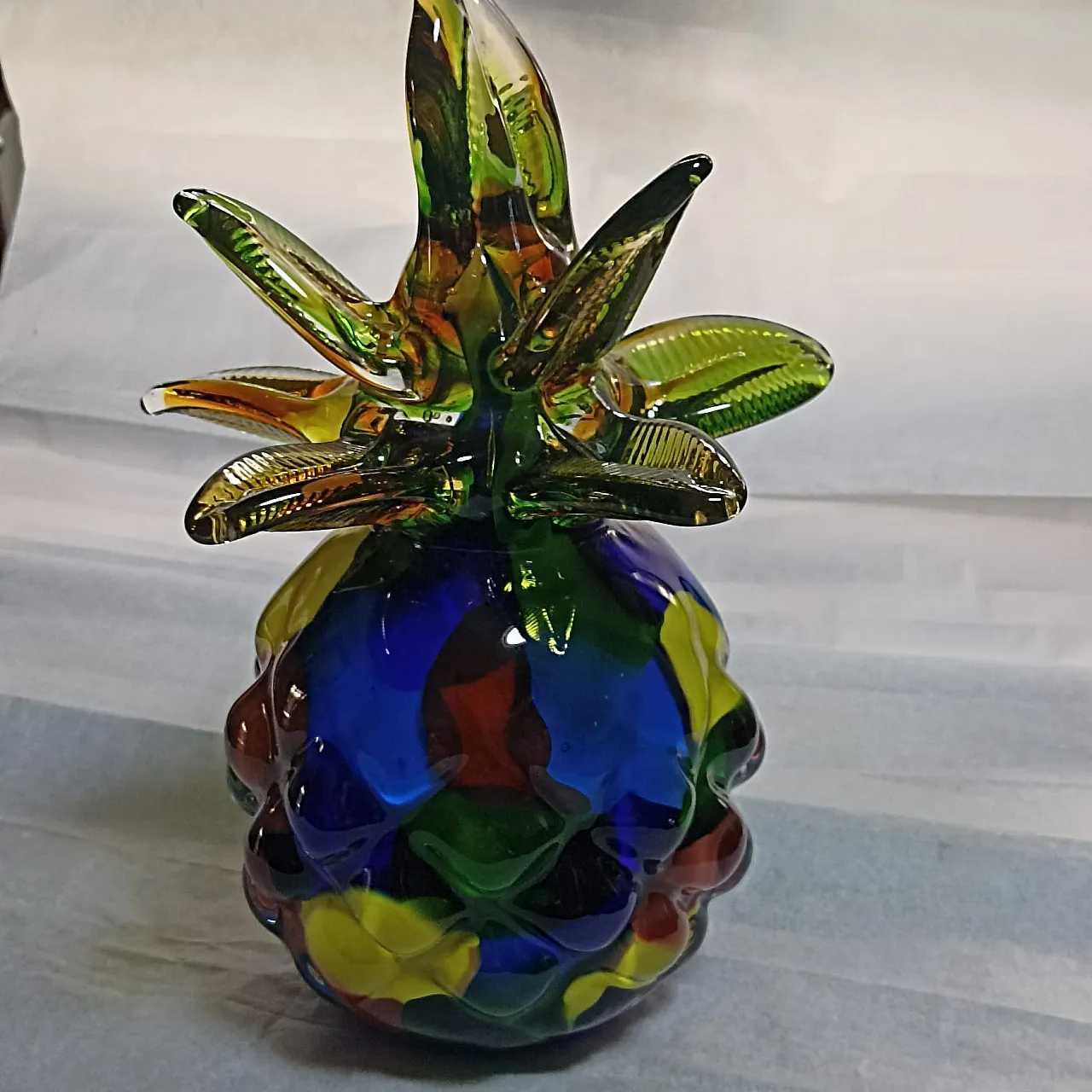 Ananas in cristallo di Murano firmato Maestri vetrai Veneti 10
