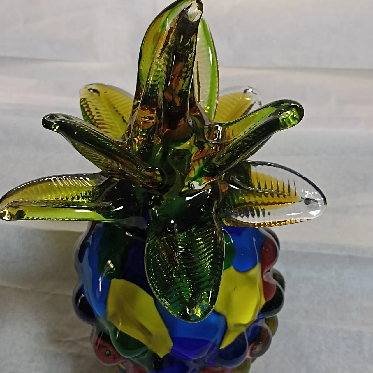 Ananas in cristallo di Murano firmato Maestri vetrai Veneti 12