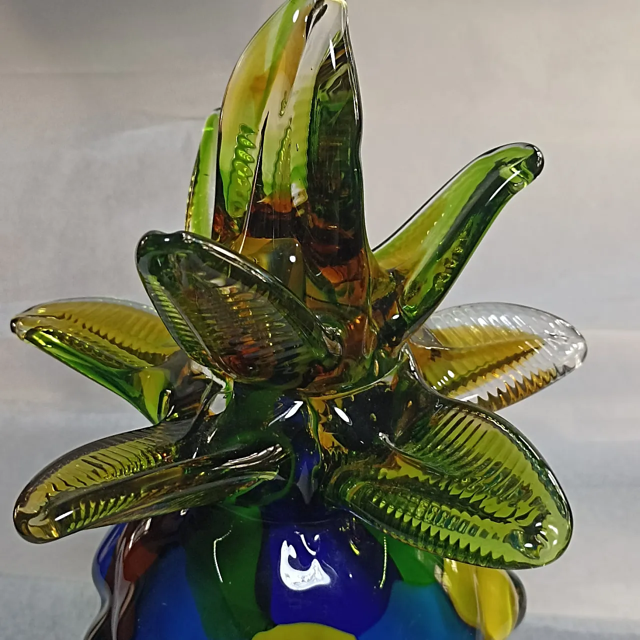 Ananas in cristallo di Murano firmato Maestri vetrai Veneti 15