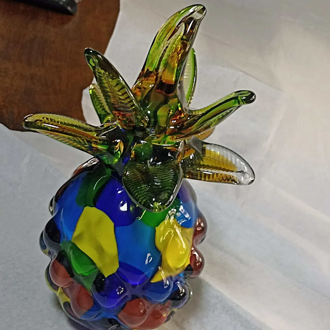 Ananas in cristallo di Murano firmato Maestri vetrai Veneti 21
