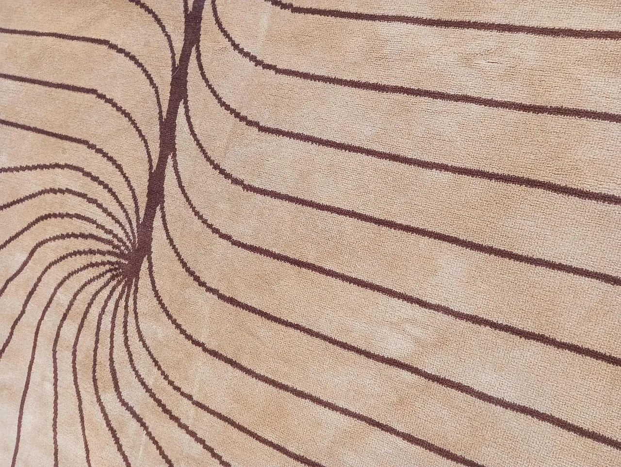 Tappeto europeo ispirato alla op-art, Belgio anni ‘70 7