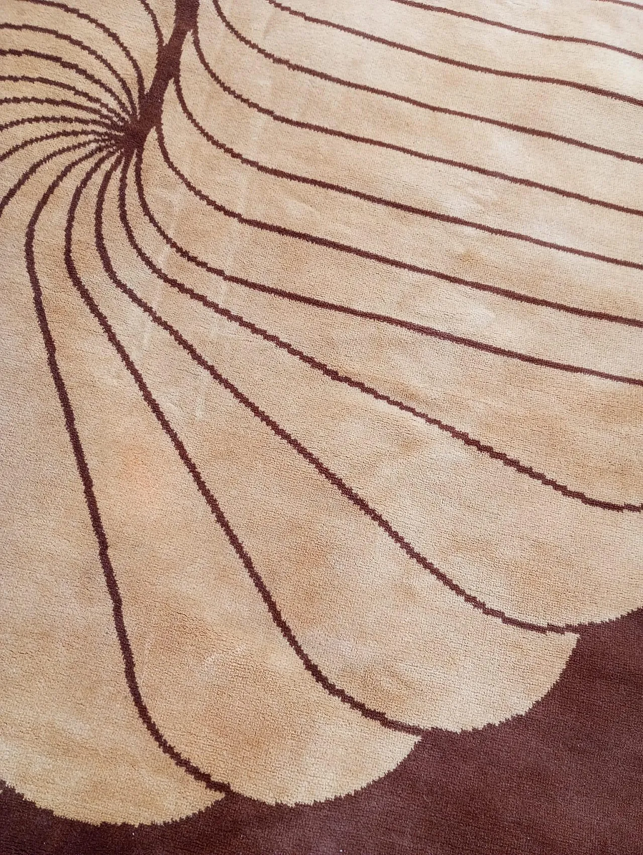 Tappeto europeo ispirato alla op-art, Belgio anni ‘70 9