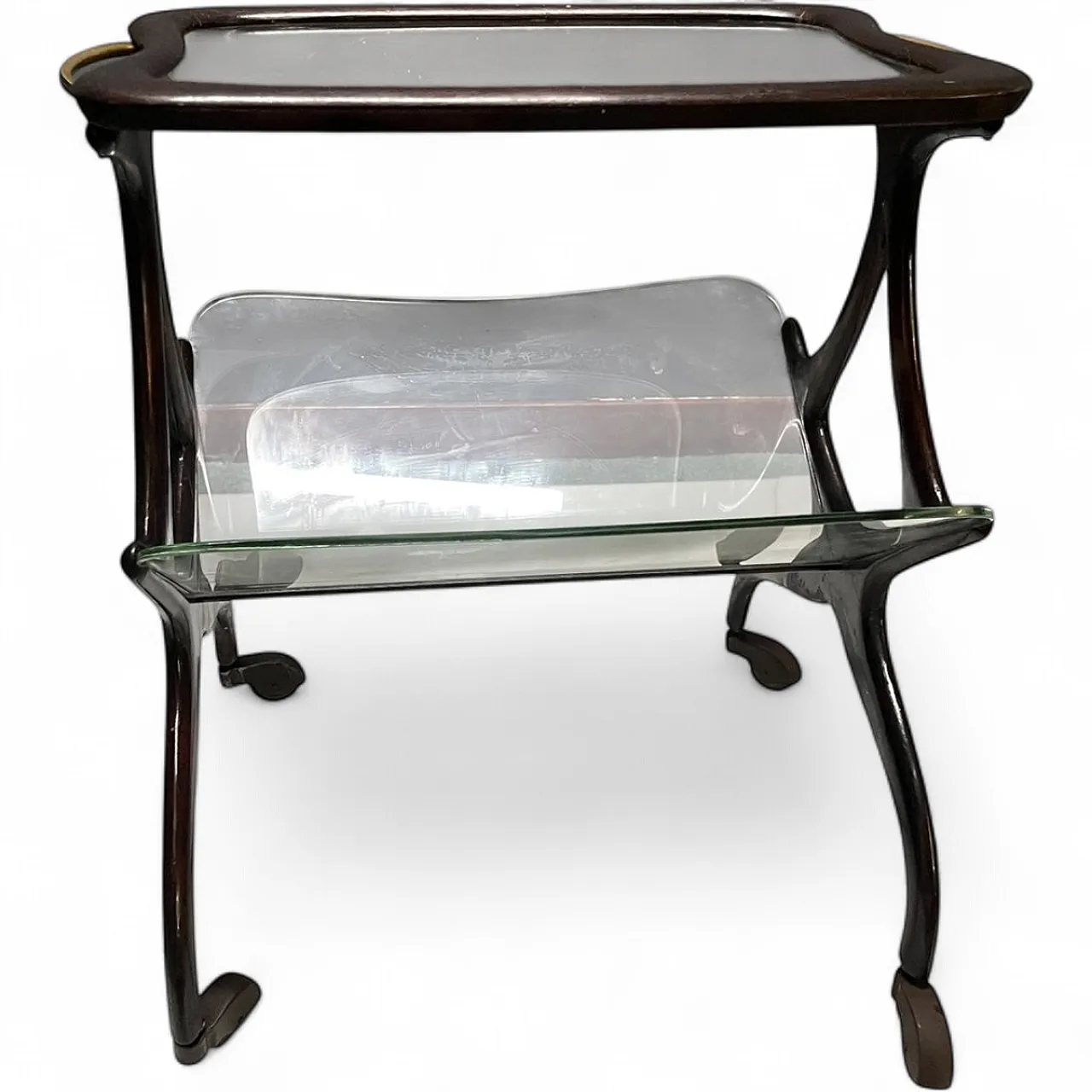 Portariviste con rotelle di Cesare Lacca per Cassina, anni '50 20