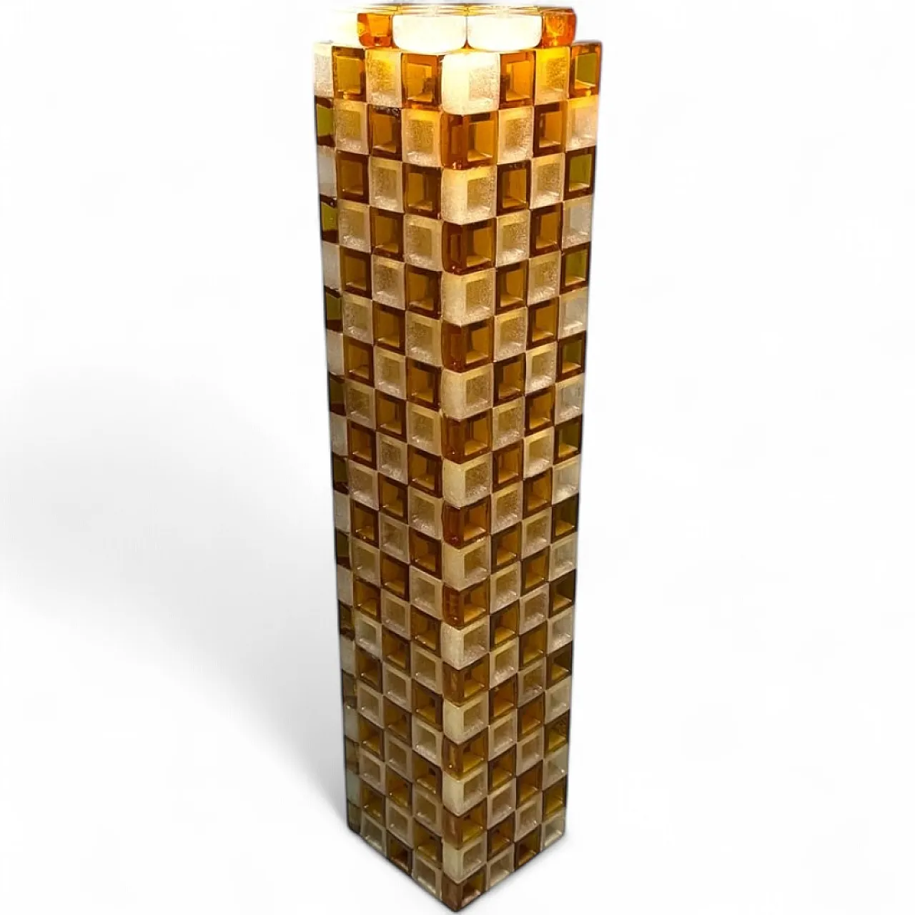 Lampada da terra in vetro di Murano di Poliarte, Italia, anni '70 19