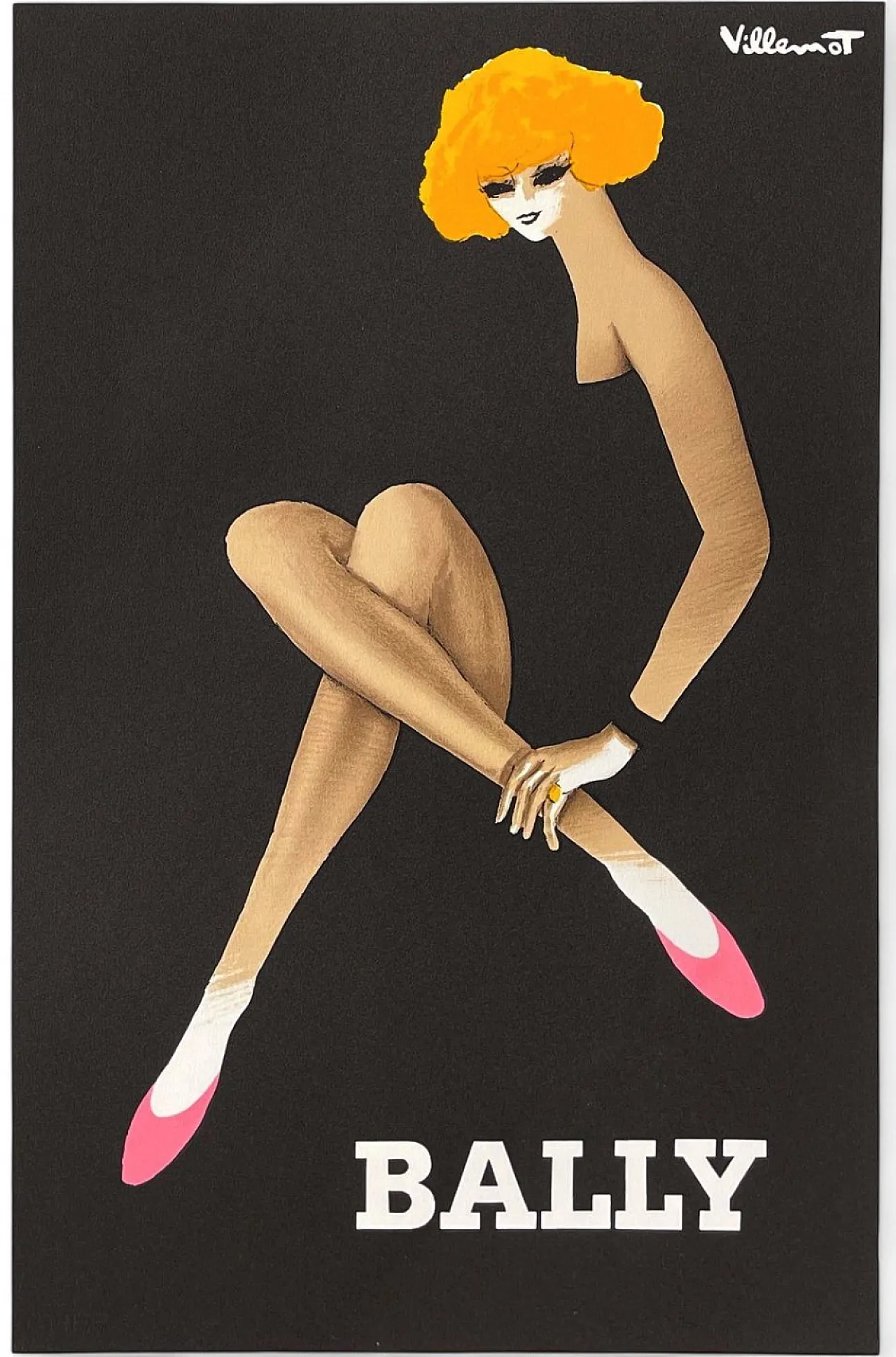 Bernard VILLEMOT locandina Bally 1982 4