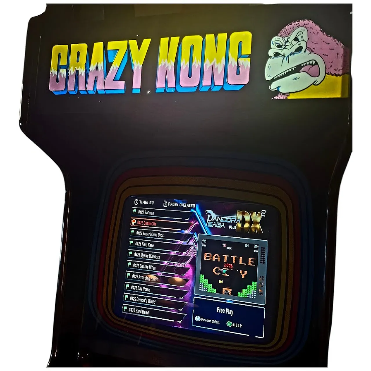Cabinet/Arcade Crazy Kong 5000 games 1