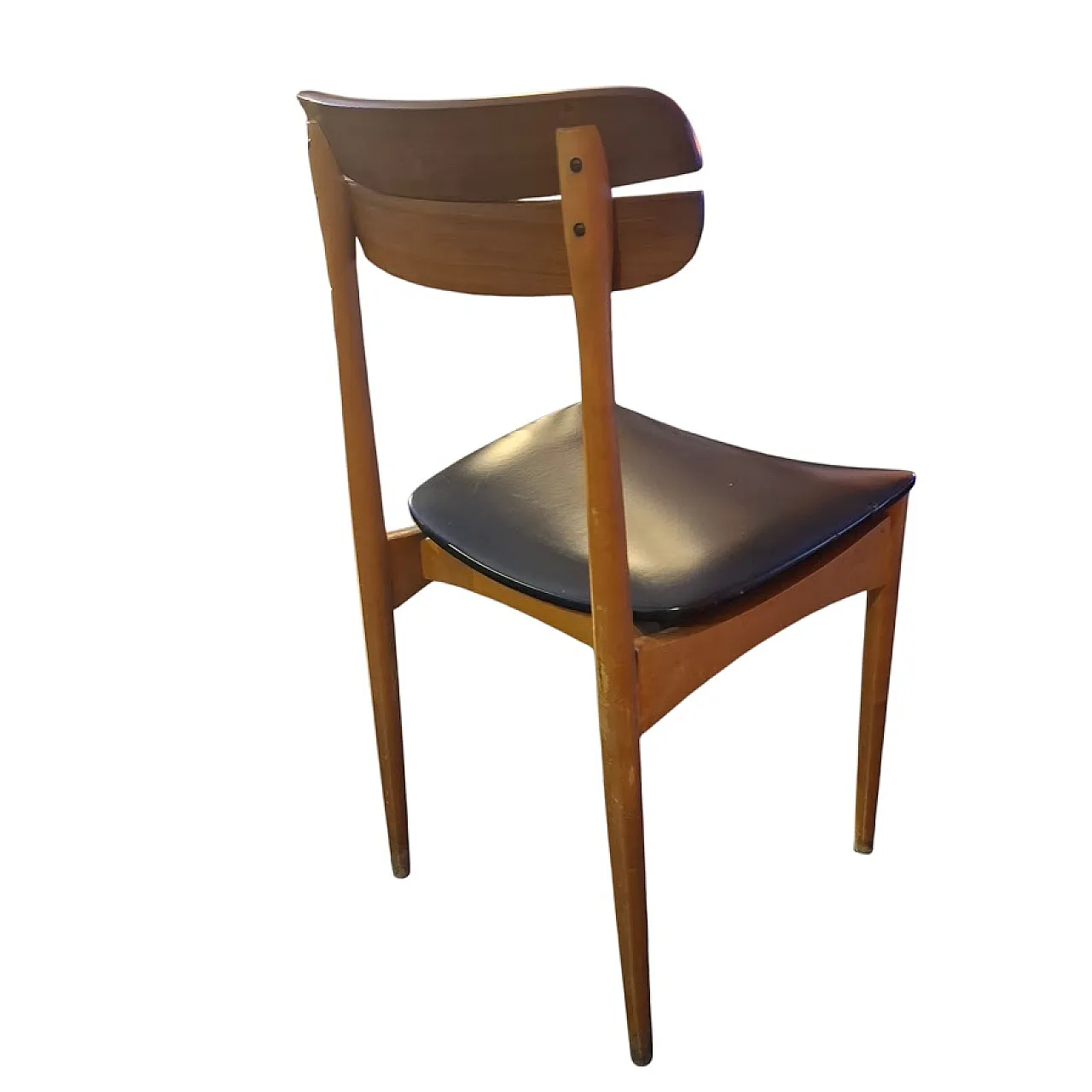 4 Mid Century teak chairs, 1960s 3