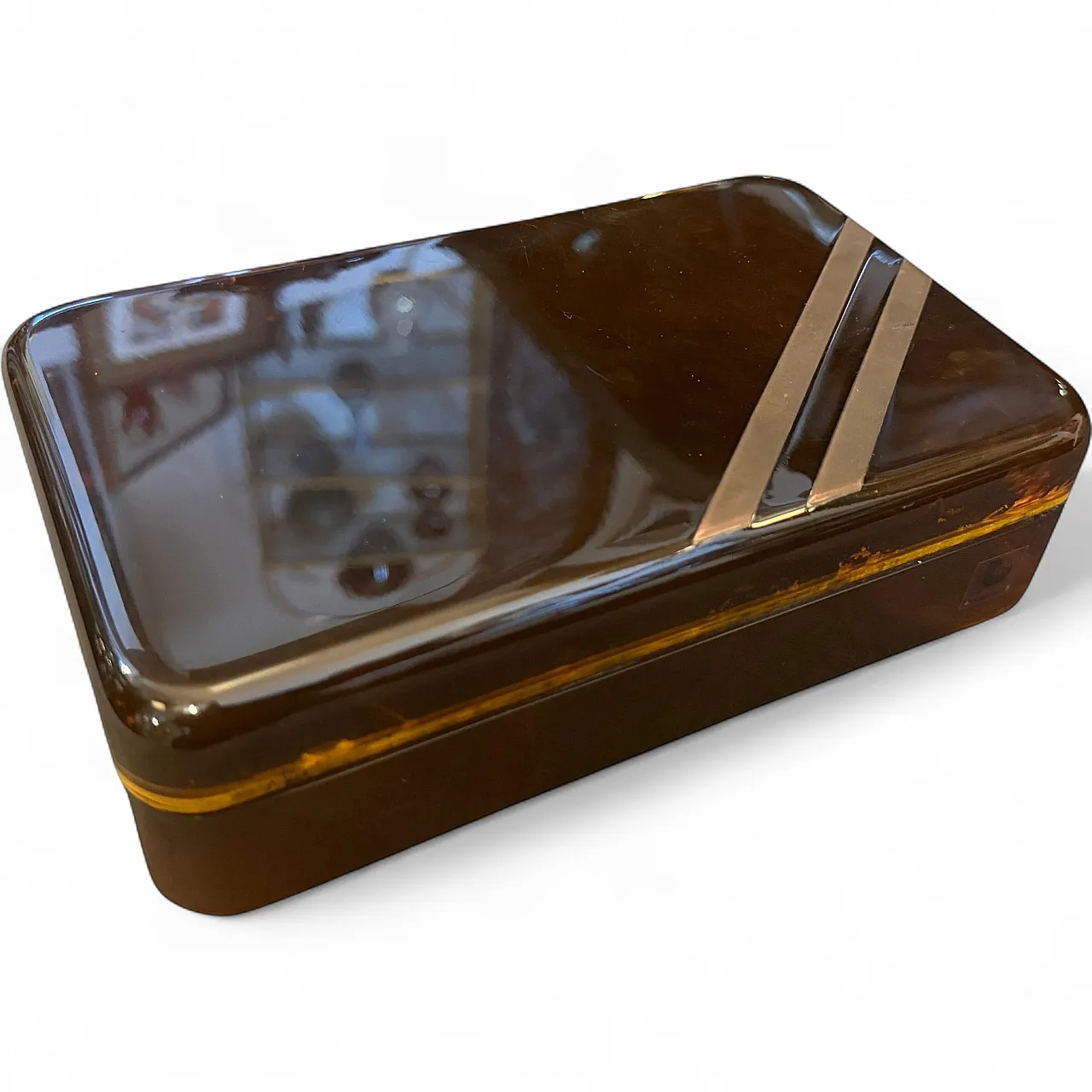 Scatola di lusso in lucite sintetica, stile Dior Home, anni '70 14