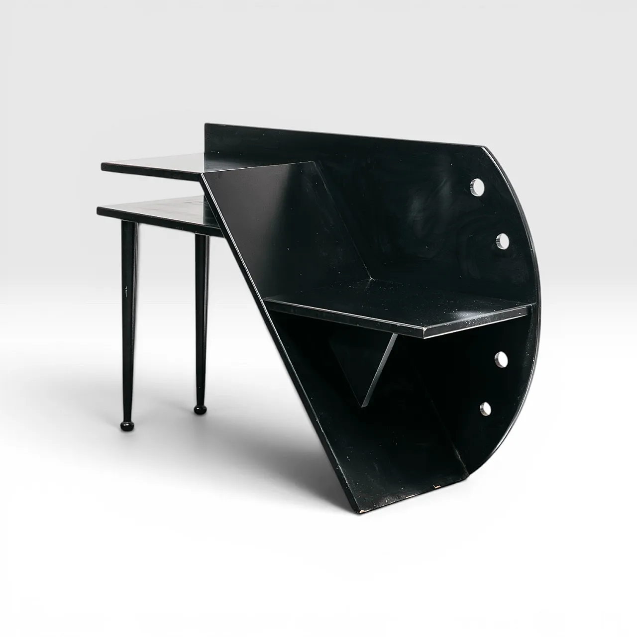 Bench with magazine table by Paolo Pallucco, 1980s 1