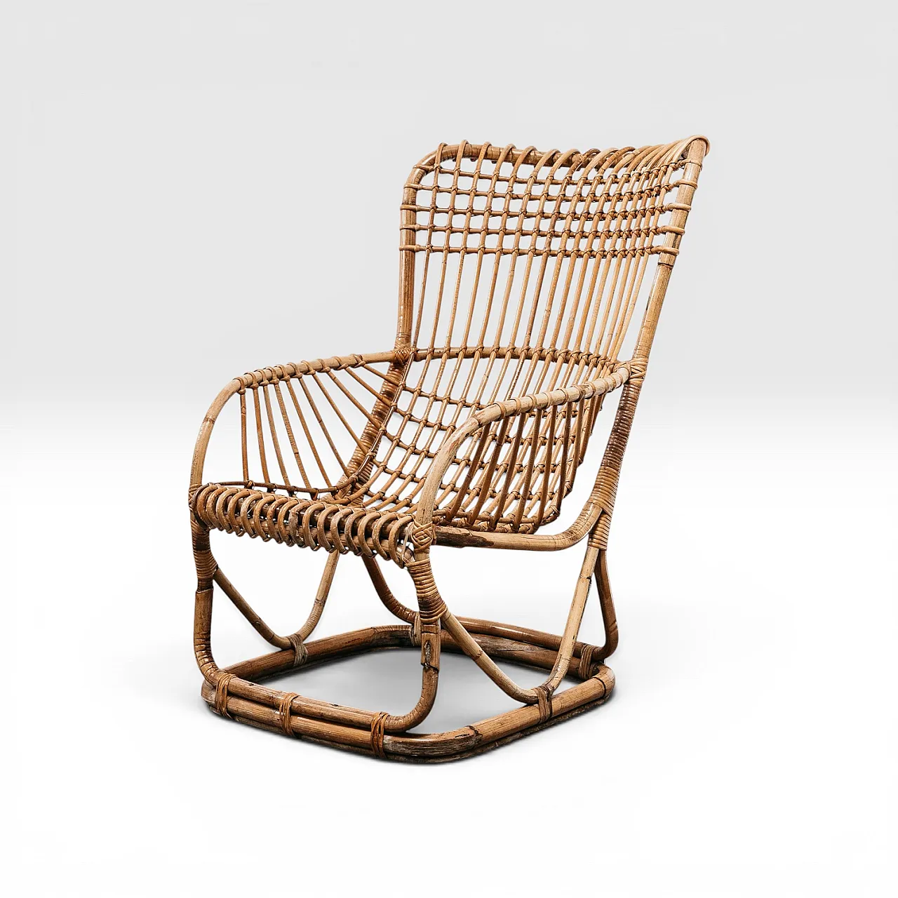 Pair of armchairs by Tito Agnoli B4 Bonacina, 1950s 2