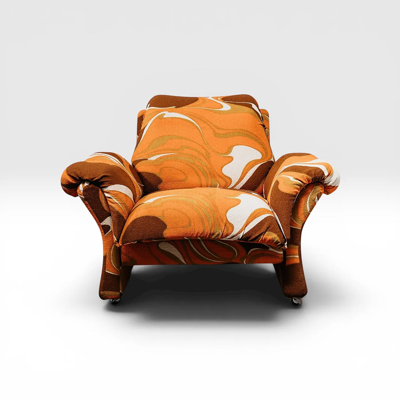 Pair of 1-Seater Ionica Armchairs by Guarnacci Padovano Vagnoni, 1970s 3