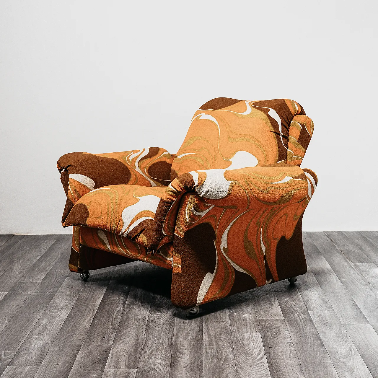 Pair of 1-Seater Ionica Armchairs by Guarnacci Padovano Vagnoni, 1970s 10