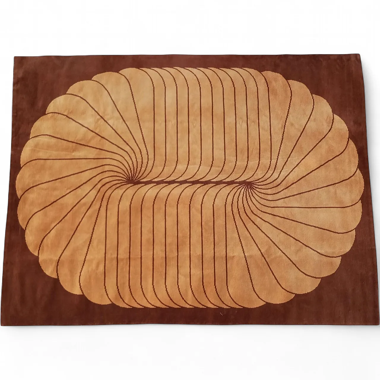 Tappeto europeo ispirato alla op-art, Belgio anni ‘70 13