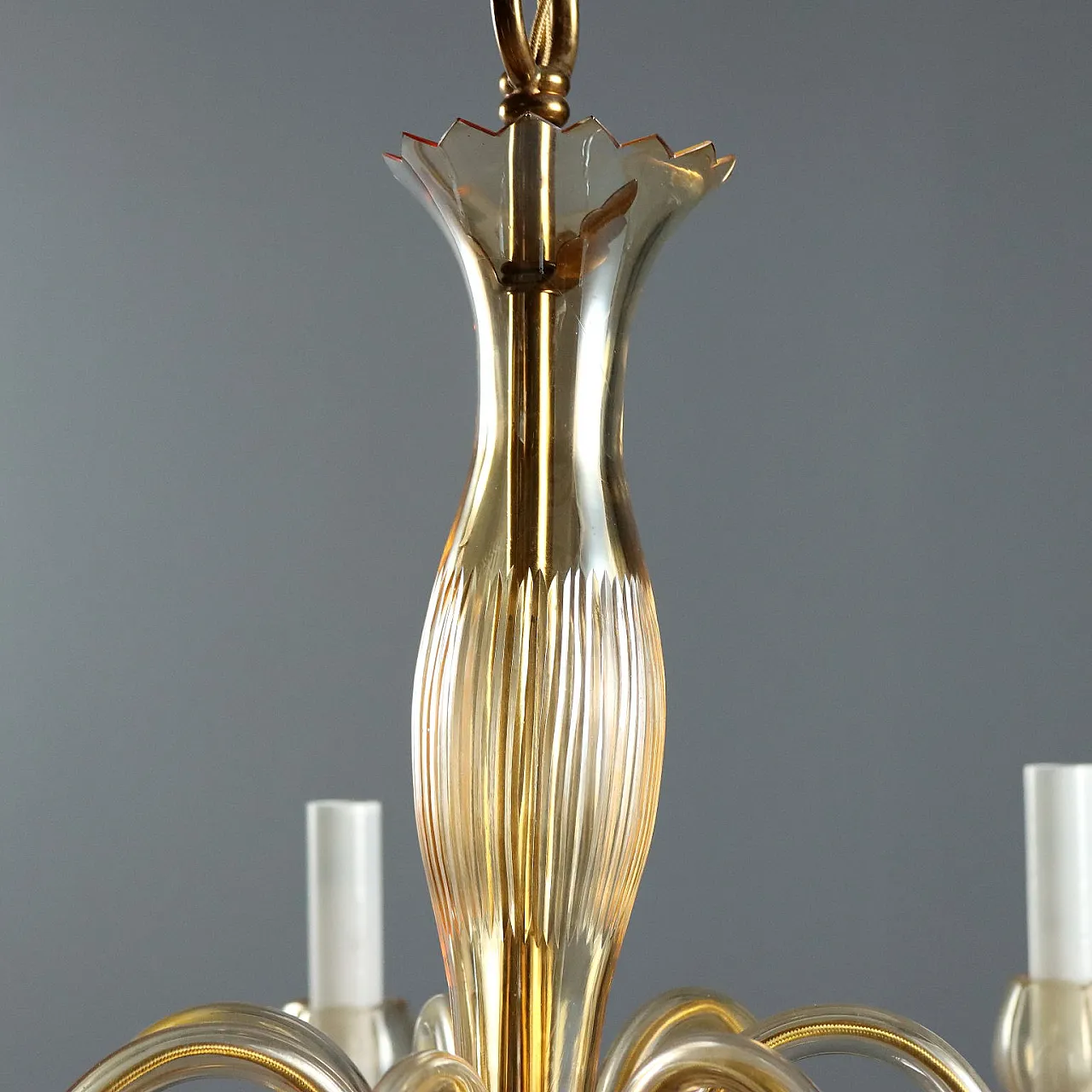 Lampadario in vetro soffiato Veneziano, '900 6