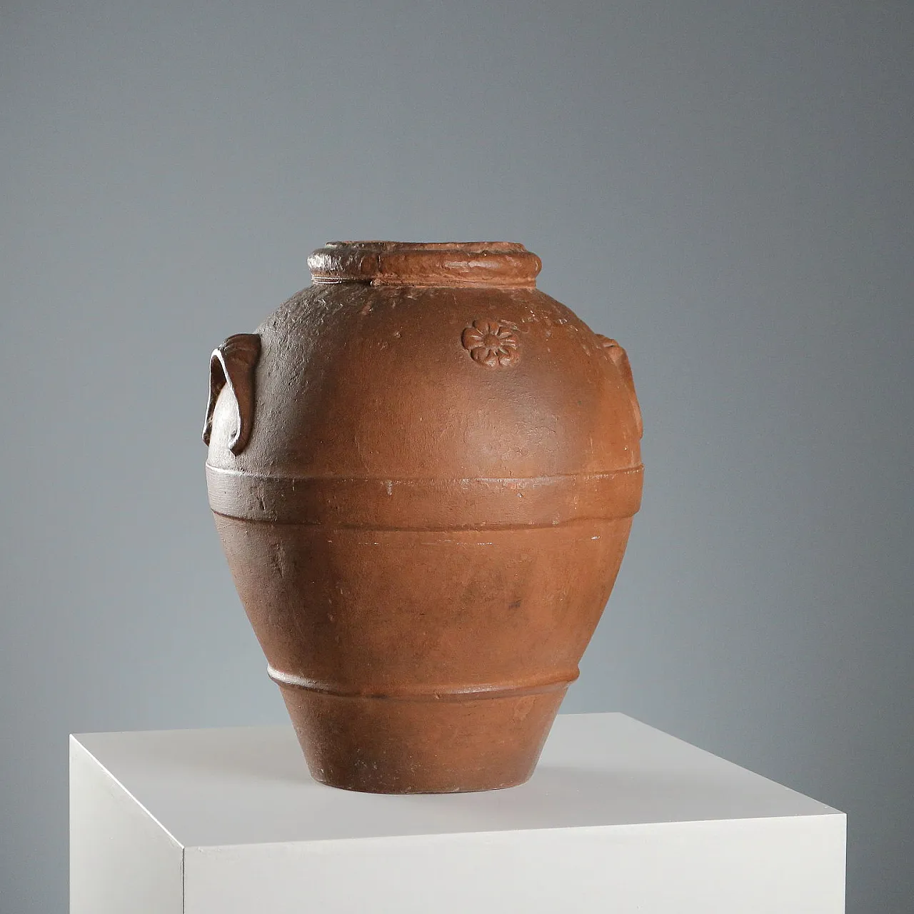 Terracotta oil jar, 20th century 1