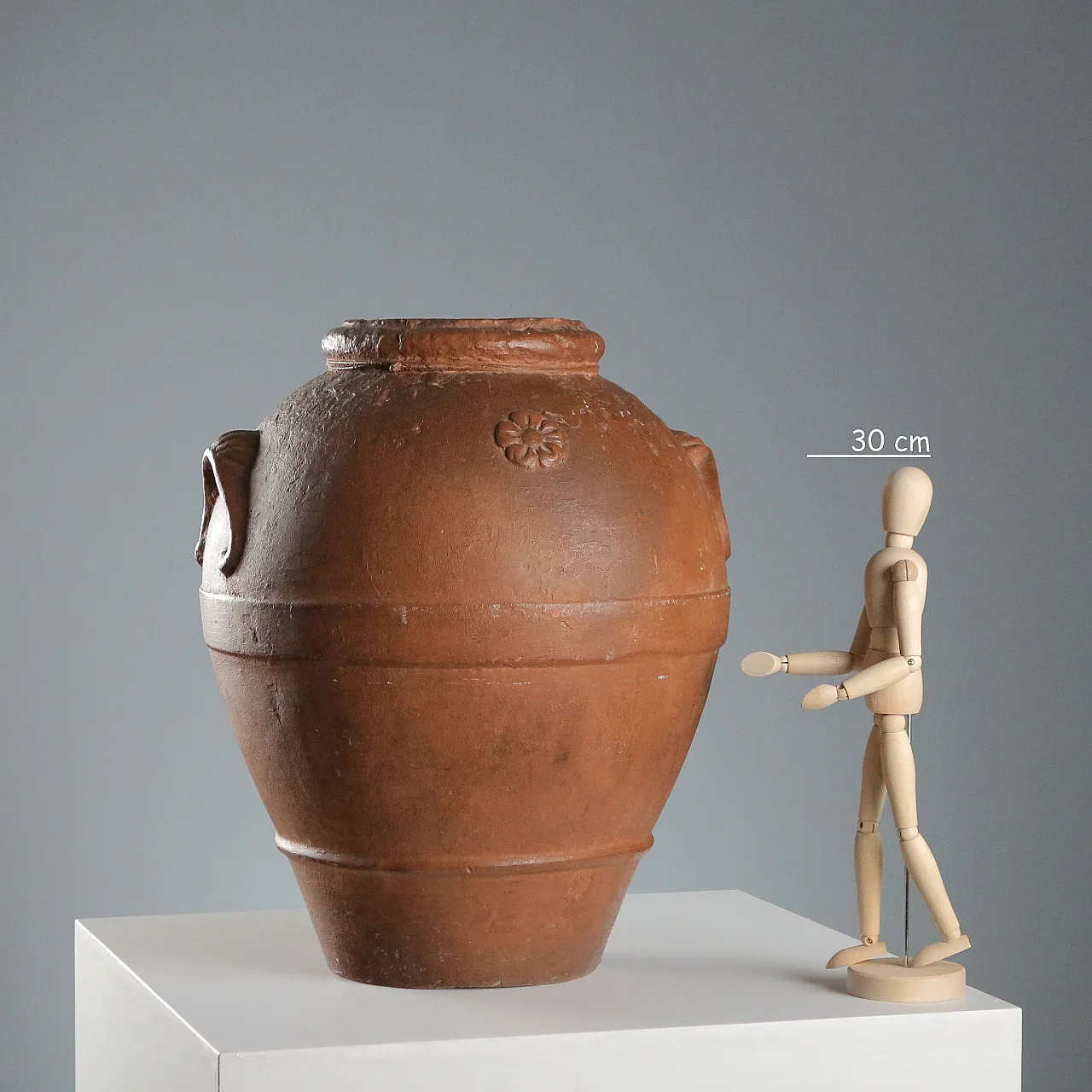 Terracotta oil jar, 20th century 2