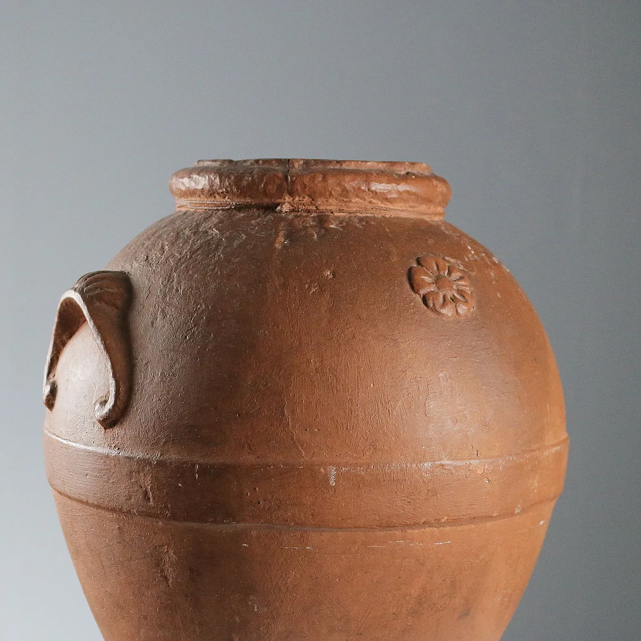Terracotta oil jar, 20th century 3