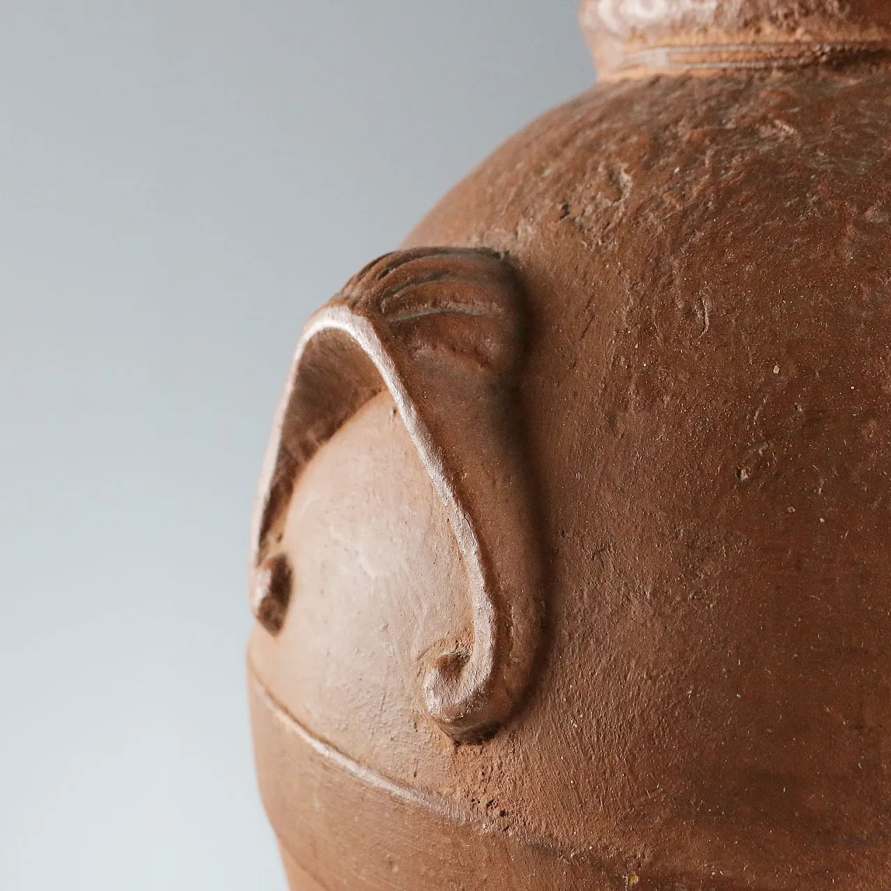 Terracotta oil jar, 20th century 6