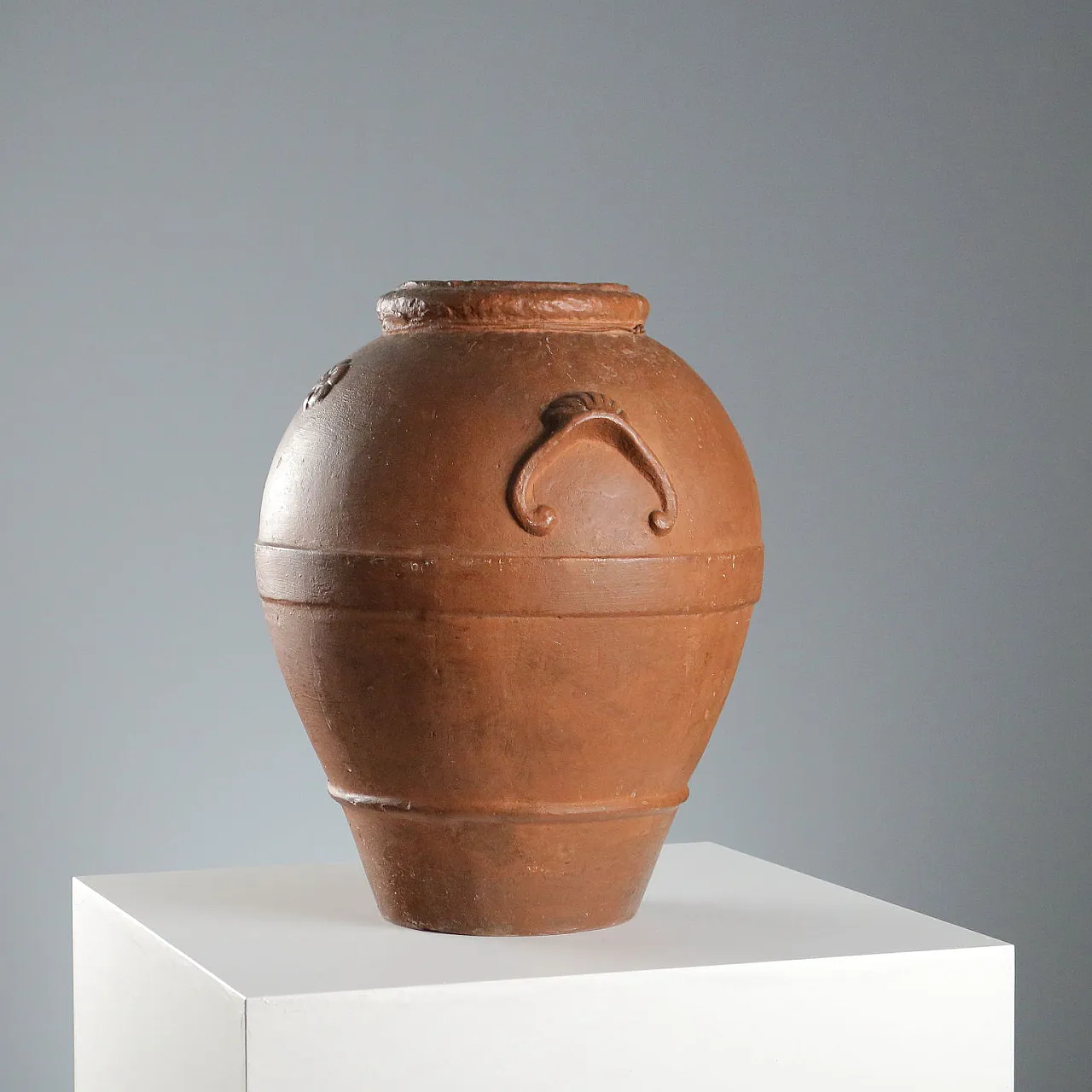 Terracotta oil jar, 20th century 7