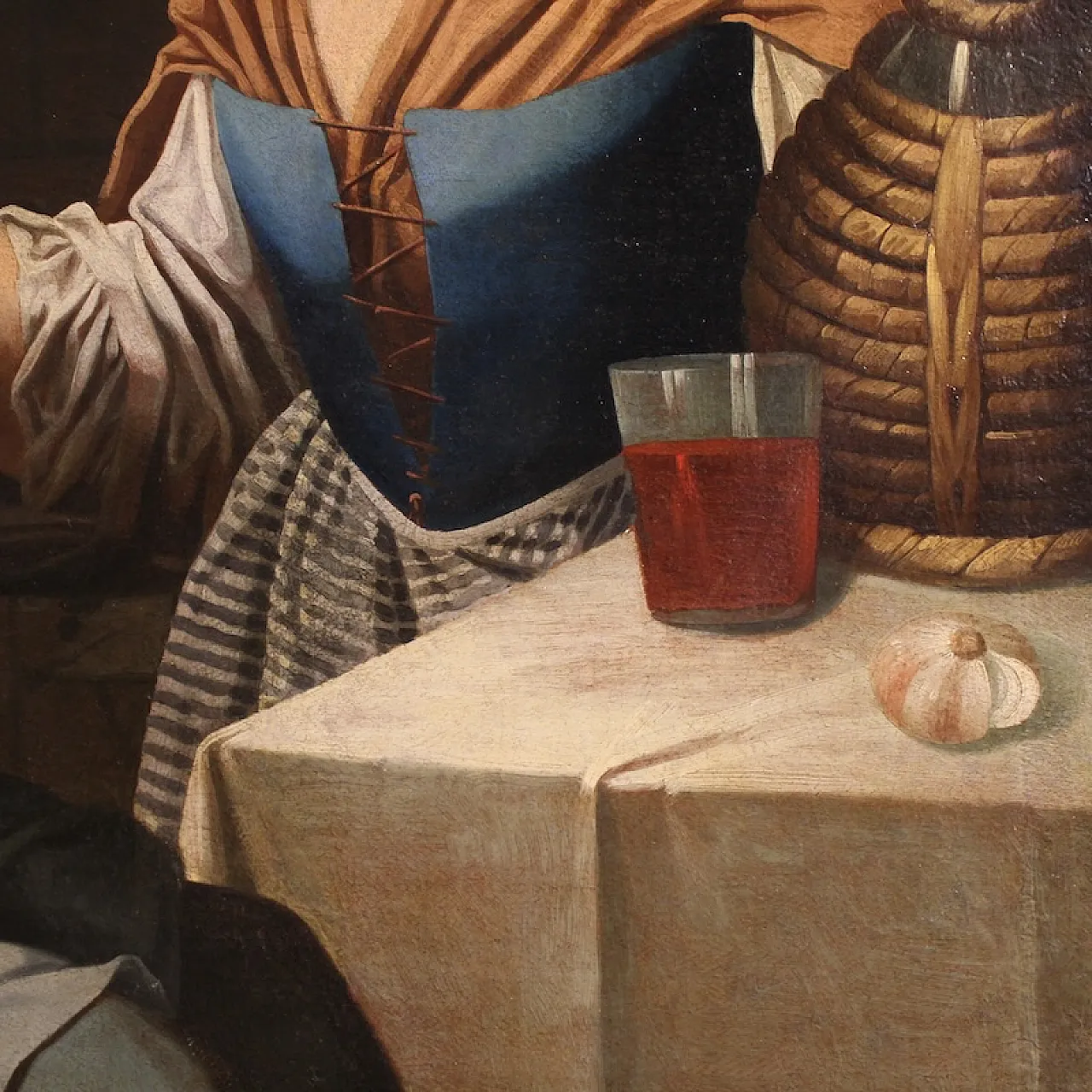 Lombard painting interior scene,  17th century 12