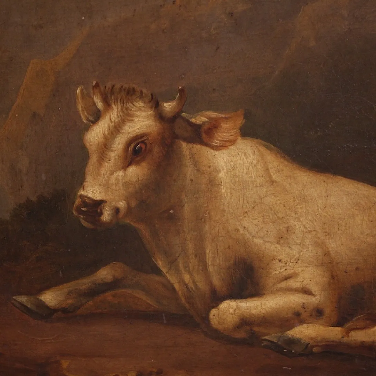 Bucolic landscape painting, 19th century 6