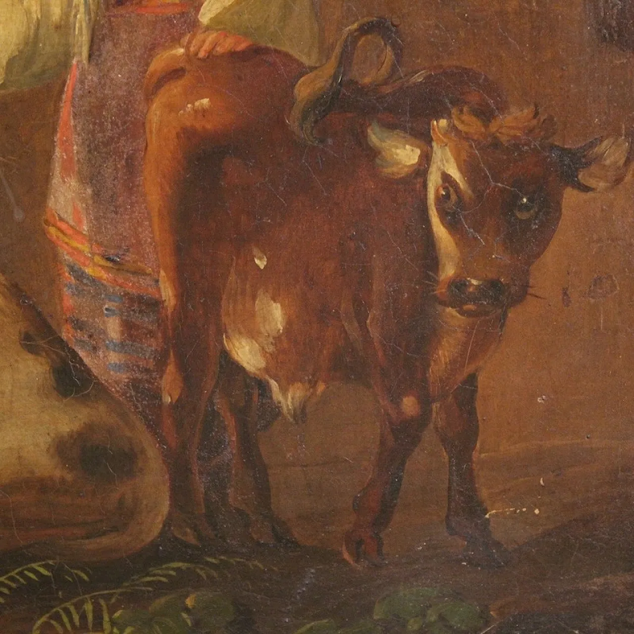 Bucolic landscape painting, 19th century 13