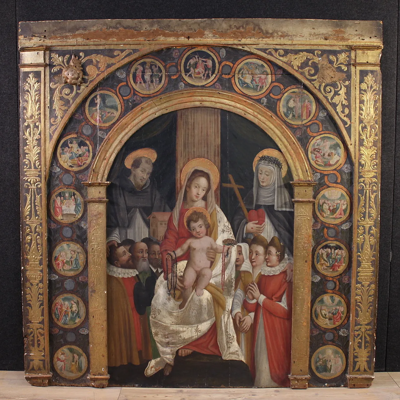 Sacred Conversation, large panel, 16th century 1
