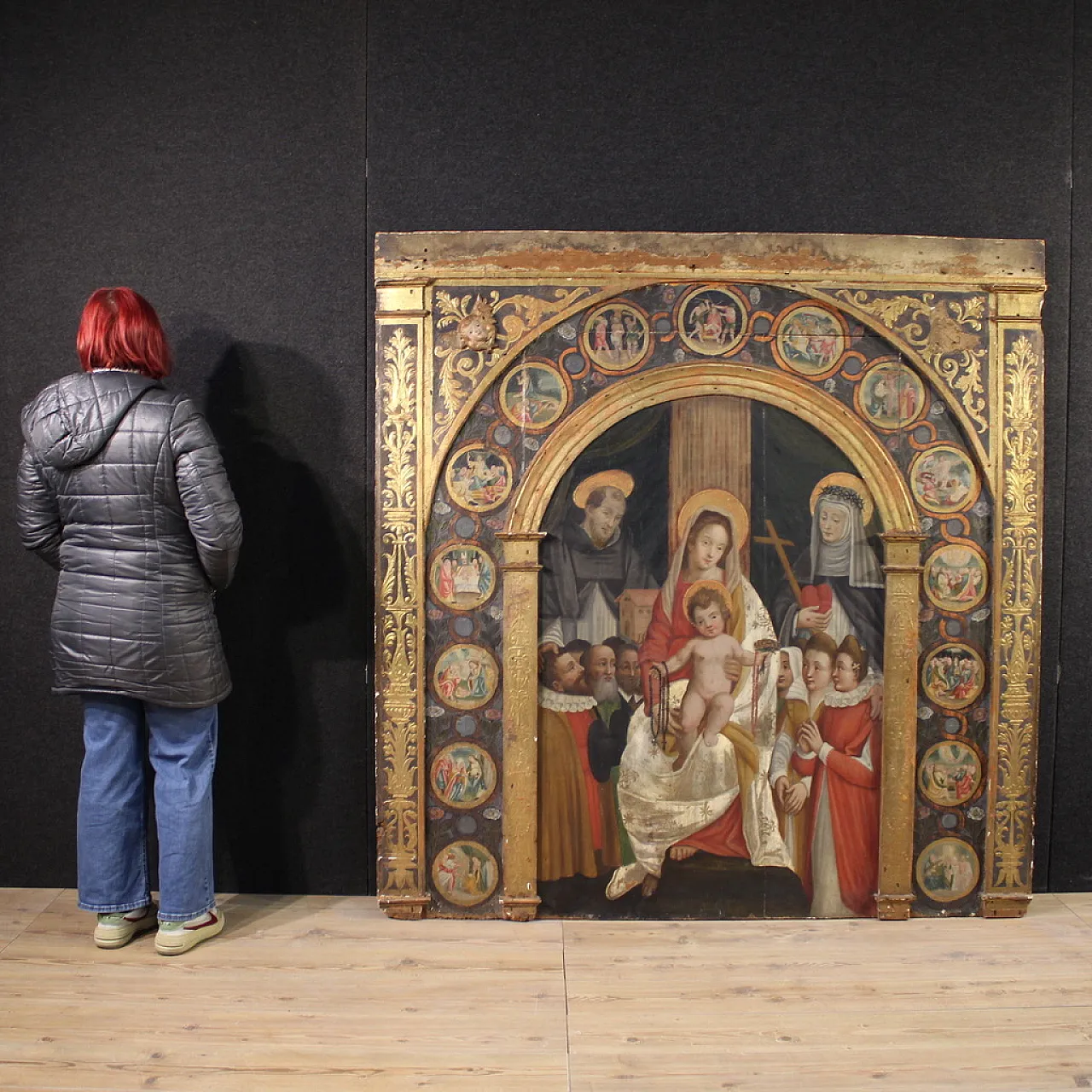 Sacred Conversation, large panel, 16th century 2